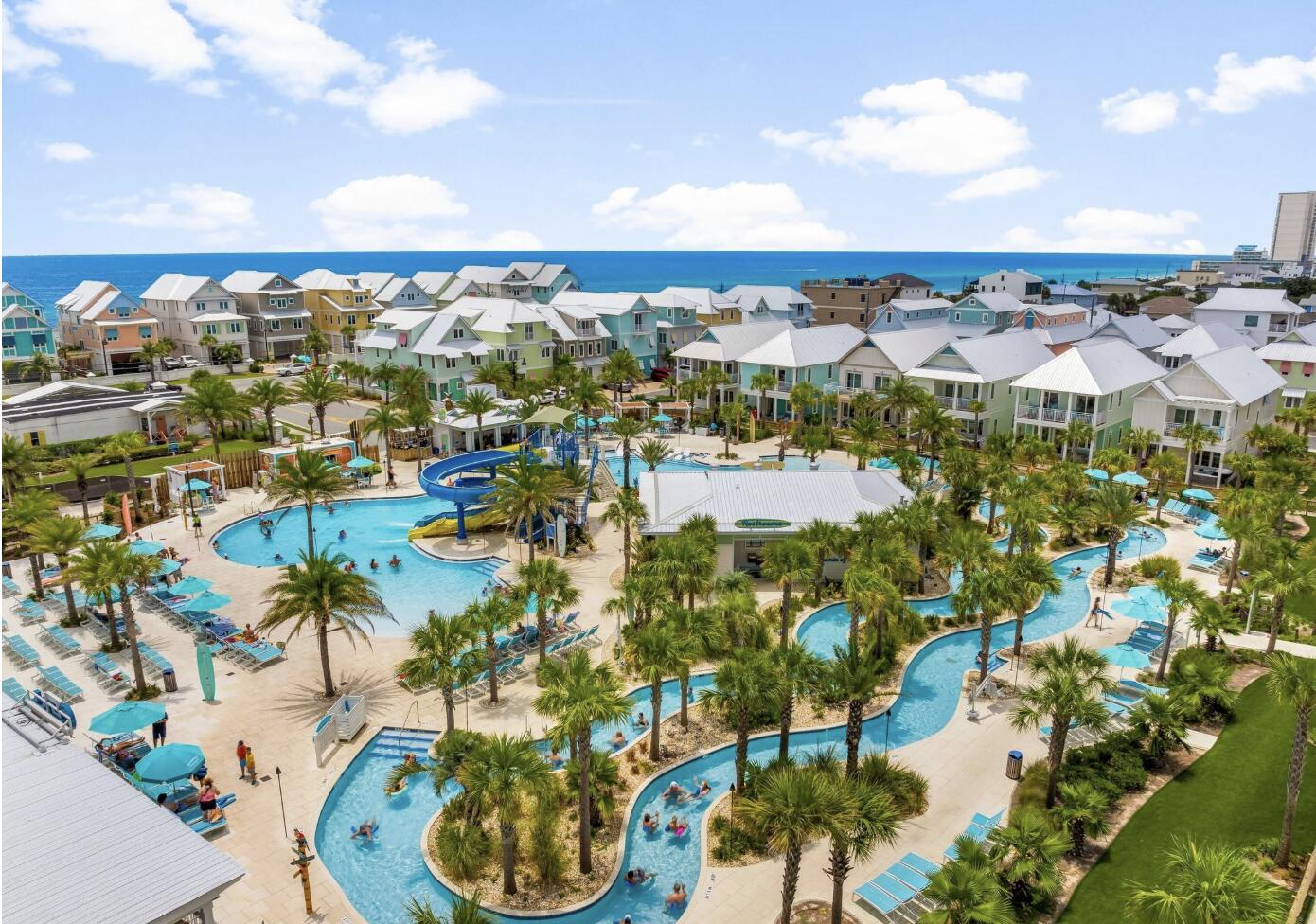 Owners and guests will experience the ultimate in island-inspired dining and drink options with Margaritaville's signature concepts, including The Salty Rim Bar & Grill Fins Restaurant and Bar, and Joe Merchant's Coffee & Provisions.Unwind in the expansive resort oasis pool, complete with private cabanas, H20 Adventure Waterslides, and a 425-foot lazy river. Engage in a friendly game of pickleball, participate in activities on the lawn, or test your skills in the indoor arcade. At Margaritaville, they cater to every preference. If relaxation is your goal, soak up the sun on the beach. If adventure is your calling, try the bike rentals or paddleboard lessons. With options to suit every itinerary, Margaritaville promises an unforgettable beach experience.