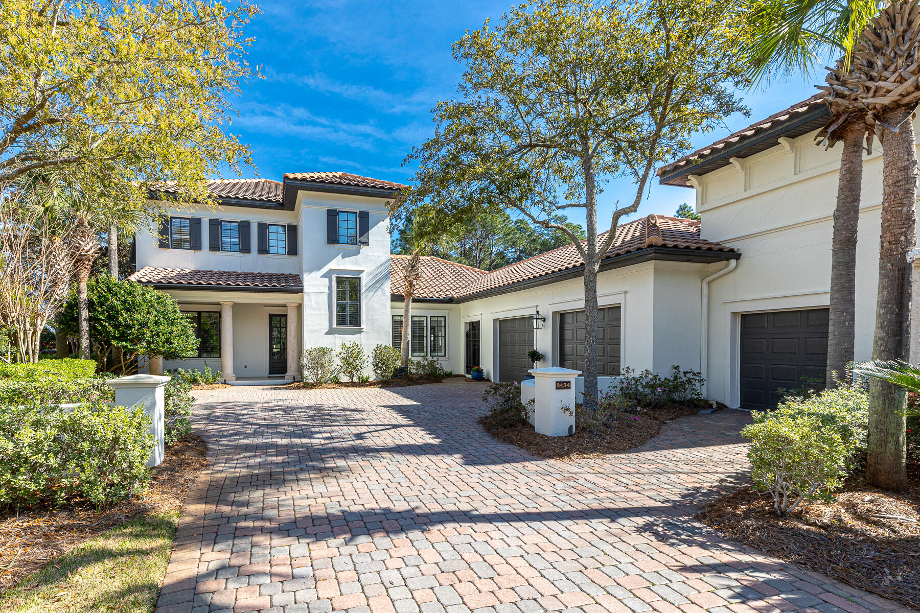 Exquisite HUFF Builder's masterpiece within the gated community of Burnt Pine at Sandestin Golf and Beach Resort. Meticulously renovated in 2021, this residence boasts a saltwater pool and outdoor screened lanai complete with a summer kitchen, fireplace and living area, perfectly positioned on the par 5, 2nd Hole adjacent to the verdant green at Burnt Pine—an absolute haven for golf enthusiasts. The interior exudes opulence, featuring a walk-in wine cellar, and tasteful combination of tile and cherry hardwood floors throughout. The kitchen stands as a focal point, complete with a dry bar boasting a wine cooler, beverage cooler, and ice maker, ideal for hosting gatherings. Other recent upgrades include a new 2020 Hot Water Heater and a 2018 HVAC system. This residence seamlessly blends luxury with functionality.  The primary suite and guest suite are on the main floor while the second level boasts two additional bedroom suites, a large flex space, and balcony overlooking the 2nd green. This exceptional property is offered furnished, complete with a 6-seater golf cart, epitomizing a lifestyle of luxury and leisure. 
As an introduction to the Sandestin lifestyle, we invite our new owners to explore amenities that make Sandestin special. The listing brokerage and seller(s) are presenting the buyer(s) of this property with (2) 90-minute rounds of Tennis court time, a golf foursome at one of our three championship courses, and a round of golf for up to four (4) players at the unrivaled Burnt Pine Golf Club.

Sandestin Golf and Beach Resort features more than seven miles of beaches and pristine bay front, four championship golf courses, 15 world-class tennis courts, a 226-slip marina, a fitness center, spa and celebrity chef dining. Shop, dine and play at the charming pedestrian village, The Village of Baytowne Wharf and more. Inside the gates of the resort, residents enjoy a balanced lifestyle of high-class living, spanning the 2,400 acres from the beach to the bay. Everything within the gates of the resort is accessible by golf cart or bicycle. The entire resort is interconnected by miles of pedestrian, bike and golf cart paths that weave through groves of live oaks, meandering past natural lagoons, fountains, man-made lakes, and meticulously landscaped fairways.