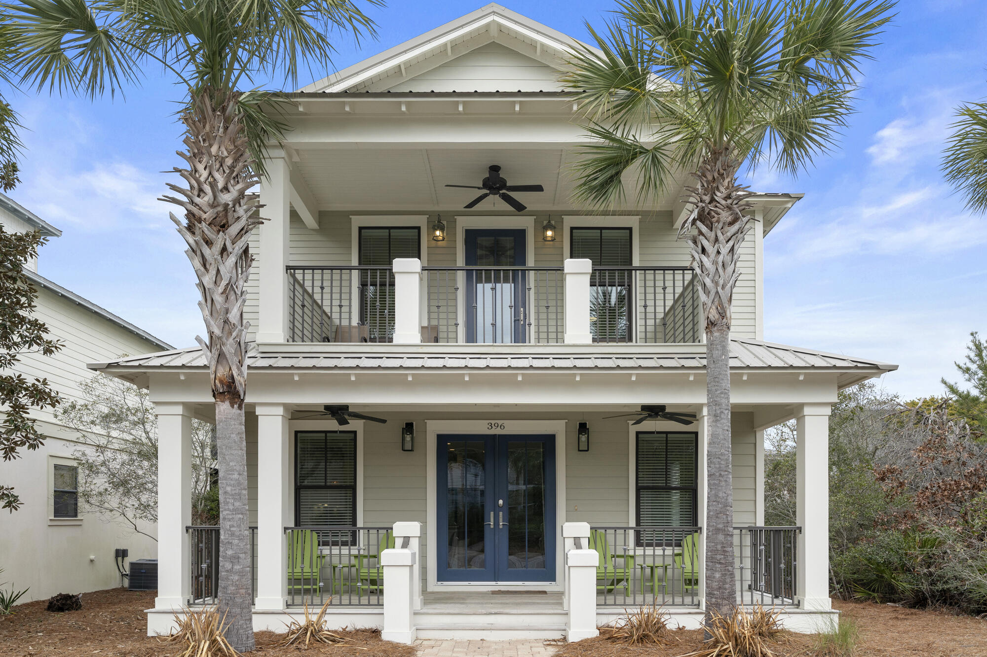 This charming coastal cottage is a fantastic investment opportunity, offered turn-key and ready to serve as a lucrative rental, a beach getaway, or your primary residence. Located between Alys and Rosemary Beach on a palm-lined street just steps from the Gulf of America, this home provides
the relaxing oasis you've been dreaming of. Step through the French doors into a beautifully appointed open living space, where abundant natural light creates a welcoming atmosphere.
Coastal elegance is evident throughout, with covered porches, granite countertops, tile floors, crown molding, a breakfast bar, and an open-concept design—all fully furnished for convenience. The large primary bedroom is a true retreat, featuring a private balcony and a spa- like ensuite. Three additional bedrooms provide ample space for family and friends. The garage and additional parking make this cottage a must-see property along the Emerald Coast.