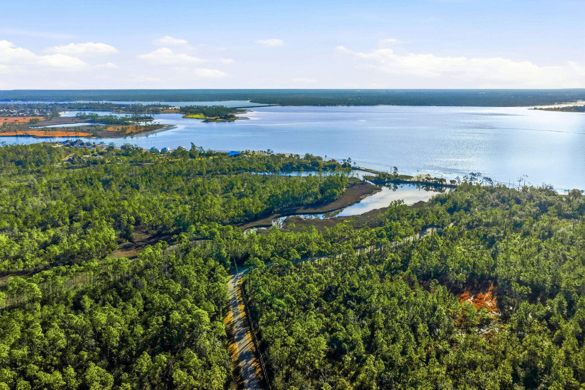 The Sanctuary is a 241-acre master planned residential community in Lynn Haven, Florida, located just east of Hwy 77 and south of McCormick Rd with the southern boundary fronting the North Bay.  Lynn Haven is part of the Panama City Metropolitan Statistical Area (MSA) which includes Panama City Beach and the surrounding Bay and Gulf Counties.