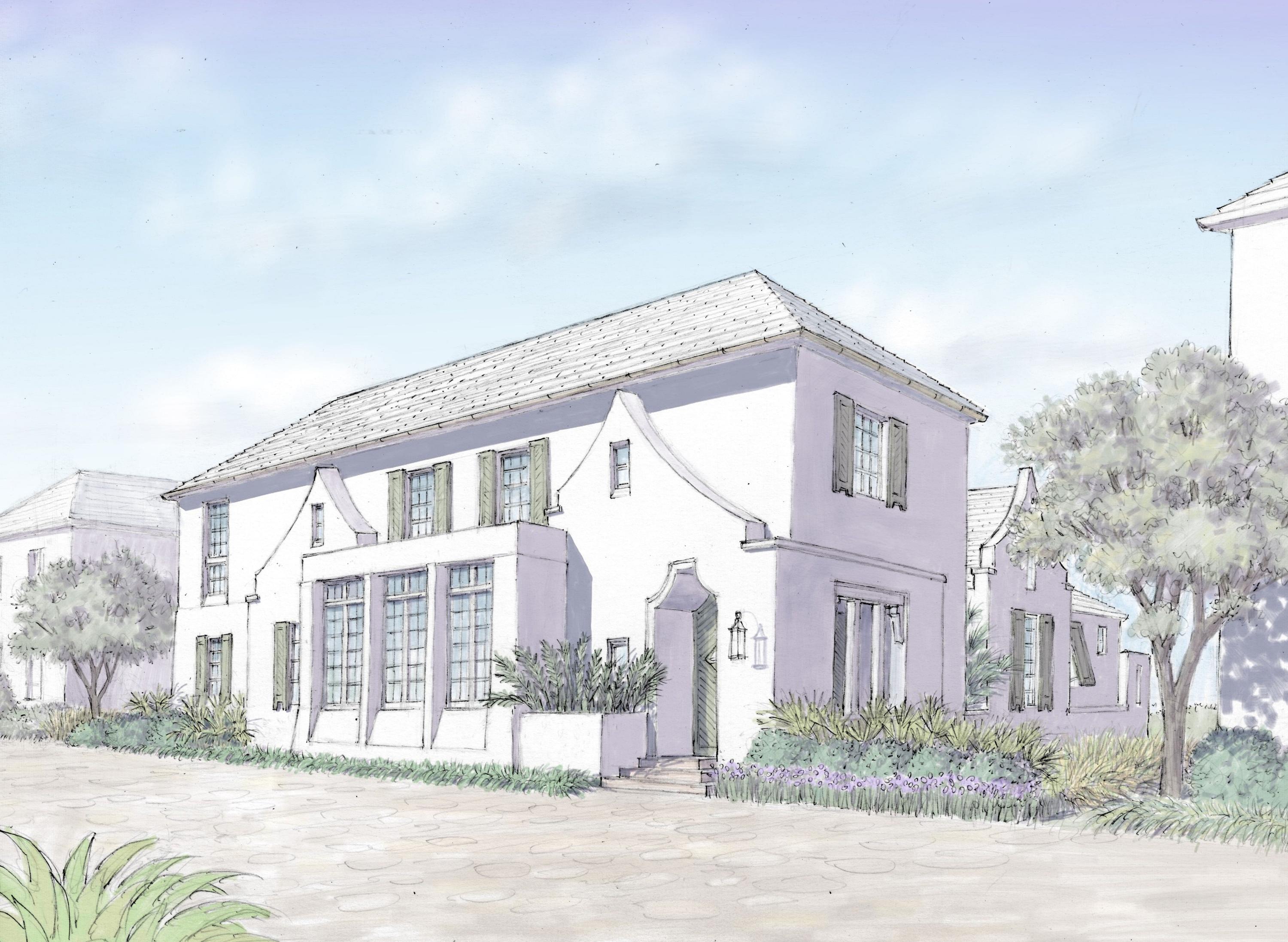 A new large family home designed by Savoie Architects on corner location fronting a pocket park / pedestrian path and North Charles Street delivers 4 Bedrooms plus Bunk room, 5 baths and 2 half baths, in 4,431 conditioned Square feet with 1,290 square feet of covered Outdoor Living areas. The first floor features a spacious open Living, Dining, and Kitchen areas with bi-fold doors extending the Living area to the gracious courtyard & pool. A generous first floor Master Bedroom with spa like bath offers complete first floor living. Off the courtyard an Outdoor Living area featuring an island bar and summer kitchen, providing special outdoor living space plus a 2-car garage.
The 2nd Floor offers a Bunk room with bath, a Guest Bedroom and 2nd floor Master Bedroom. The 2nd floor Outdoor Living space with fireplace extends the outdoor experience to the 2nd floor and provides access to the private Guest Suite with living room, bedroom and bath.
