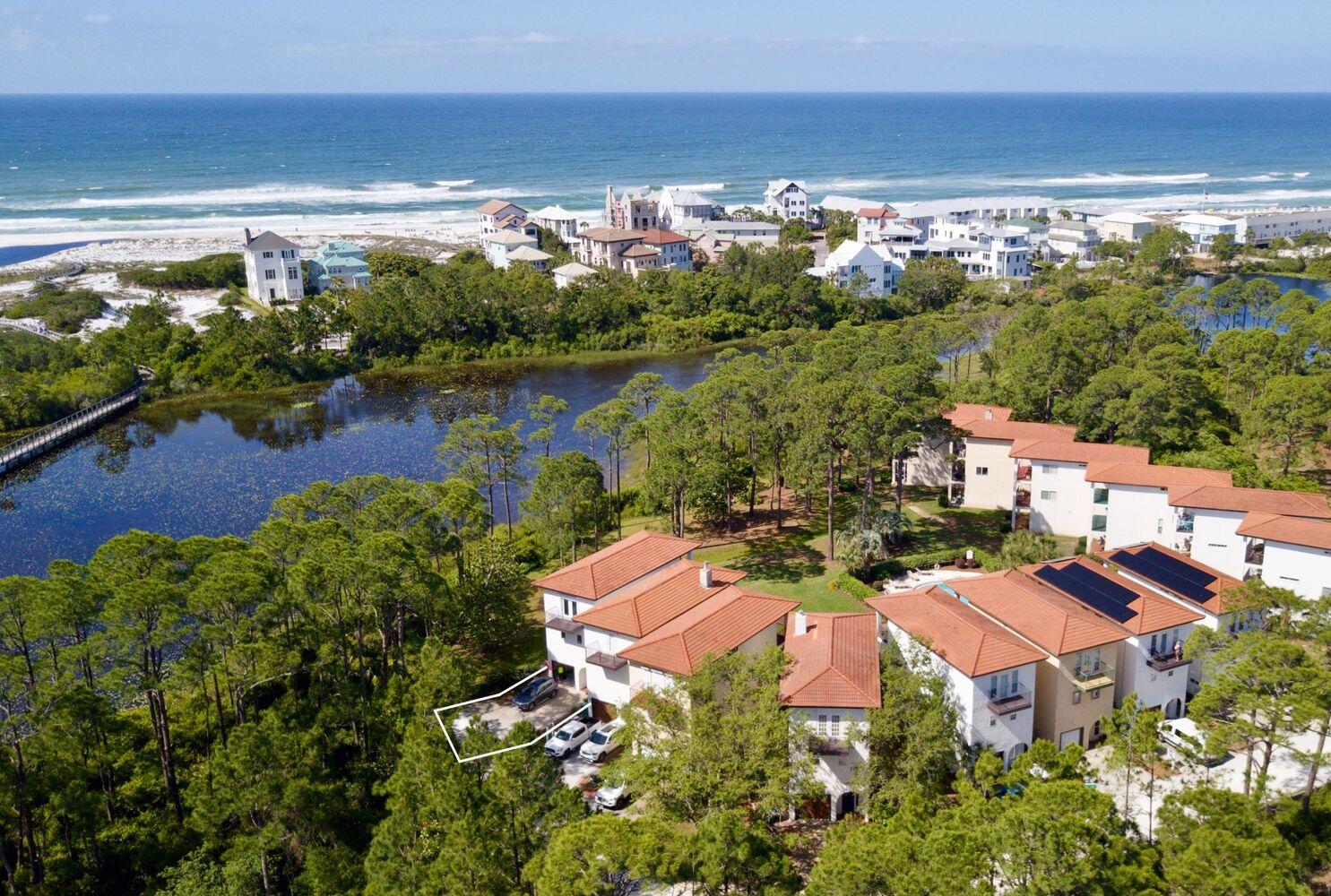 Welcome to your dream coastal retreat at 114 Mar-A-Lago Blvd, nestled in the serene enclave of Santa Rosa Beach, FL. This exquisite single-family home spans 1,938 square feet. Very consistent rental history grossing 75K+ 

Just steps from South Walton's deeded beach access with NO STAIRS—just walk right onto the sand.
Nestled right on a Coastal Lake, offering peaceful views and a serene backdrop.
Boasting three spacious bedrooms and three well-appointed bathrooms, this residence ensures ample space for relaxation and privacy. Bunkroom/Bedroom and bathroom on bottom floor. Main living and 1/2 bath on the second. Two king master bedrooms/bath on third floor. The home is enveloped in elegance with a combination of hardwood and ceramic floors, providing a warm and welcoming atmosphere throughout the six beautifully crafted rooms.
The kitchen, a culinary enthusiast's delight, features a sleek cooktop, an electric oven and  granite countertops, making meal preparation a true pleasure. Fully stocked with everything you need.

Being offered completely furnished, the home exudes sophistication and ease, with each room meticulously curated for comfort.

Also includes:
4 bikes, beach chairs, sun shade, cooler, beach towels and a 6-seat lithium golf cart with stereo + Bluetooth 

Step outside to discover the ultimate Florida lifestyle with your own private balcony, perfect for enjoying the gentle ocean breeze. Entertain family and friends in the communal pool area or the inviting barbecue space. The property also features a convenient garage for parking.

Equipped with hurricane shutters, air conditioning, central heating, and electric heat, this home is prepared for all seasons. A dedicated laundry area with a dryer and washer adds to the convenience of everyday living.

Don't miss the opportunity to own this exceptional property that perfectly captures the essence of coastal living. Whether you're seeking a permanent residence or a vacation getaway, this home offers an unmatched lifestyle experience.