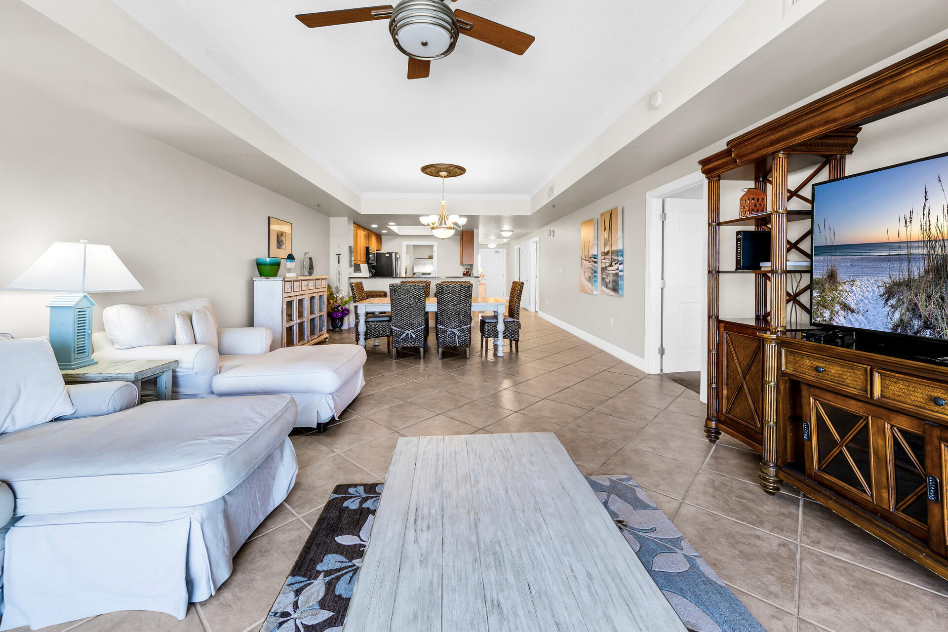 Located in the highly sought-after Holiday Isle, this Harbor Landing residence offers a rare combination of deeded beach access and immediate proximity to Destin Harbor, creating a seamless blend of beach and boating lifestyles. Just moments from Harborwalk Village, you are perfectly positioned to enjoy waterfront dining, entertainment, and seasonal fireworks from the comfort of your own balcony. The expansive covered balcony captures panoramic views of the harbor, the emerald Gulf, and the vibrant activity along the waterfront, providing an ideal setting for both relaxation and entertaining.

Inside, the open-concept living and dining areas are designed to maximize natural light and water views, with a seamless flow to the outdoor living space. The residence features two bedrooms, each with Gulf views and a private en-suite bath, offering comfort and privacy for owners and guests alike. A new AC system was installed in 2024. A new water heater installed August 2026.

Harbor Landing amenities include two pools, two hot tubs, and a gas grilling area with picnic space, enhancing the overall coastal lifestyle experience.

This is an exceptional opportunity to own in one of Destin's most desirable waterfront communities, where beach access and boating convenience come together effortlessly.

Ready to see it for yourself? Reach out for details or a private showing.

All information is deemed reliable and provided for informational purposes; buyers are encouraged to independently verify all details.
