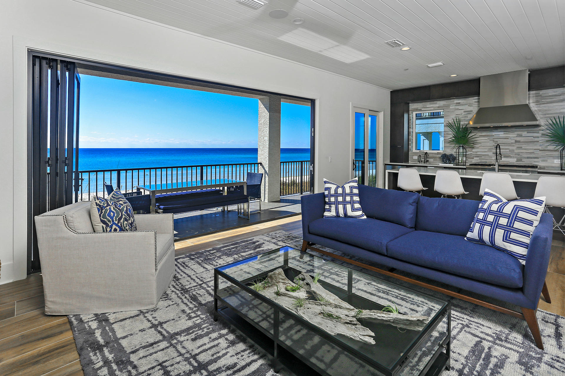 COMPLETED 11/11/17. This is a must see! Beautiful Gulf Front residence located in the exclusive gated community of Vizcaya at Dune Allen. This home adds a modern element to the classic Mediterranean style that is Vizcaya. This five bedroom, five bathroom, with a sizable media room, offers six decks from which residents and guests will enjoy unbeatable views of the Gulf of Mexico. In addition, this home features an open kitchen and living space, large nano glass door, a custom kitchen with Thermador and KitchenAid appliances, top of the line cabinetry, shiplap walls and wood beam accents, a large laundry room, a two car garage, an elevator, two outdoor showers, and much more. Vizcaya is a small gated community situated on the western end of Scenic Highway 30A, and is located just south of one of 30A world famous dunes lakes.  Also, just a short distance away is Gulf Place Town Center, Santa Rosa Golf and Beach Club, and a number of popular local restaurants. Come experience Gulf Front living on Scenic Highway 30A in beautiful South Walton!