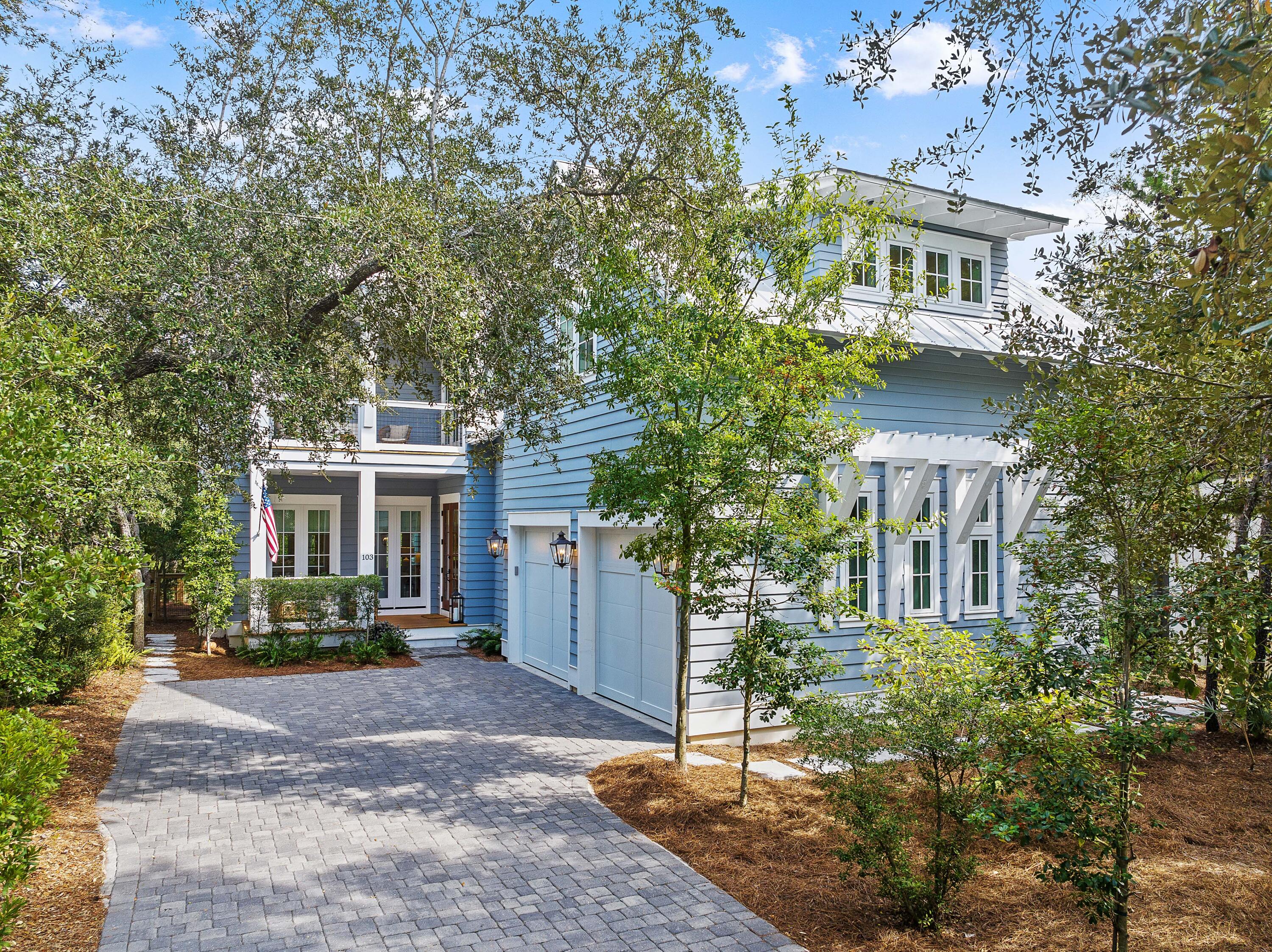 PRICE REDUCTION!!!   Discover the epitome of coastal elegance in this meticulously crafted, Geoff Chick designed home positioned within the exclusive gated enclave of Lake Place at Grayton. Exuding sophistication and charm, this five-bedroom residence spans almost 3,500 square feet across two levels, capturing the essence of a Hamptons-inspired beach retreat. Step inside to a world of refined luxury where an open-concept layout create an ambiance of spaciousness and grandeur. The inviting living space sets the stage for cozy family gatherings or elegant evenings and soirees with friends and neighbors. The heart of the home is a Chef's kitchen, complete with top-of-the-line Sub-Zero/Wolf appliances and an oversized island, perfect for culinary enthusiasts and entertainment alike The outdoor areas are a testament to meticulous design, featuring 1,100 square feet of decking that seamlessly transitions to covered outdoor living in the fenced backyard. Here, a private oasis awaits, complete with a pristine pool and a sunning deck, offering the perfect sanctuary for relaxation and leisure.

The main level also boasts a guest room with ensuite, a convenient powder bath, and a thoughtfully designed laundry room with built-in storage. 

Ascend to the second floor, where a quiet master bedroom awaits, complete with a luxurious soaking tub and a customized walk-in closet. Two additional bedrooms with private ensuite, a flex space currently used as a home office, and a new customized bunk space complete the upper level, ensuring every member of the household enjoys their own private haven.

Beyond the confines of this exquisite residence lies the unparalleled beauty of Grayton Beach. Lake Place residents enjoy exclusive access to amenities such as a community pool and private pier, perfect for launching paddle boards and kayaks, opening the door to endless adventures on Western Lake. Explore the 2,000-acre Grayton Beach State Park, paddle your way to the nation's No. 1 beach, or indulge in a quick golf cart ride to boutique shops and world-class dining, all within the vibrant and eclectic community of Grayton Beach, Florida.

Experience the ultimate in coastal living, where luxurious interiors harmonize with the magnificent outdoors of 30A, and every day is a celebration of life at the beach. Your dream home awaits in this idyllic enclave, where privacy, amenities, and an unparalleled lifestyle converge in perfect harmony.