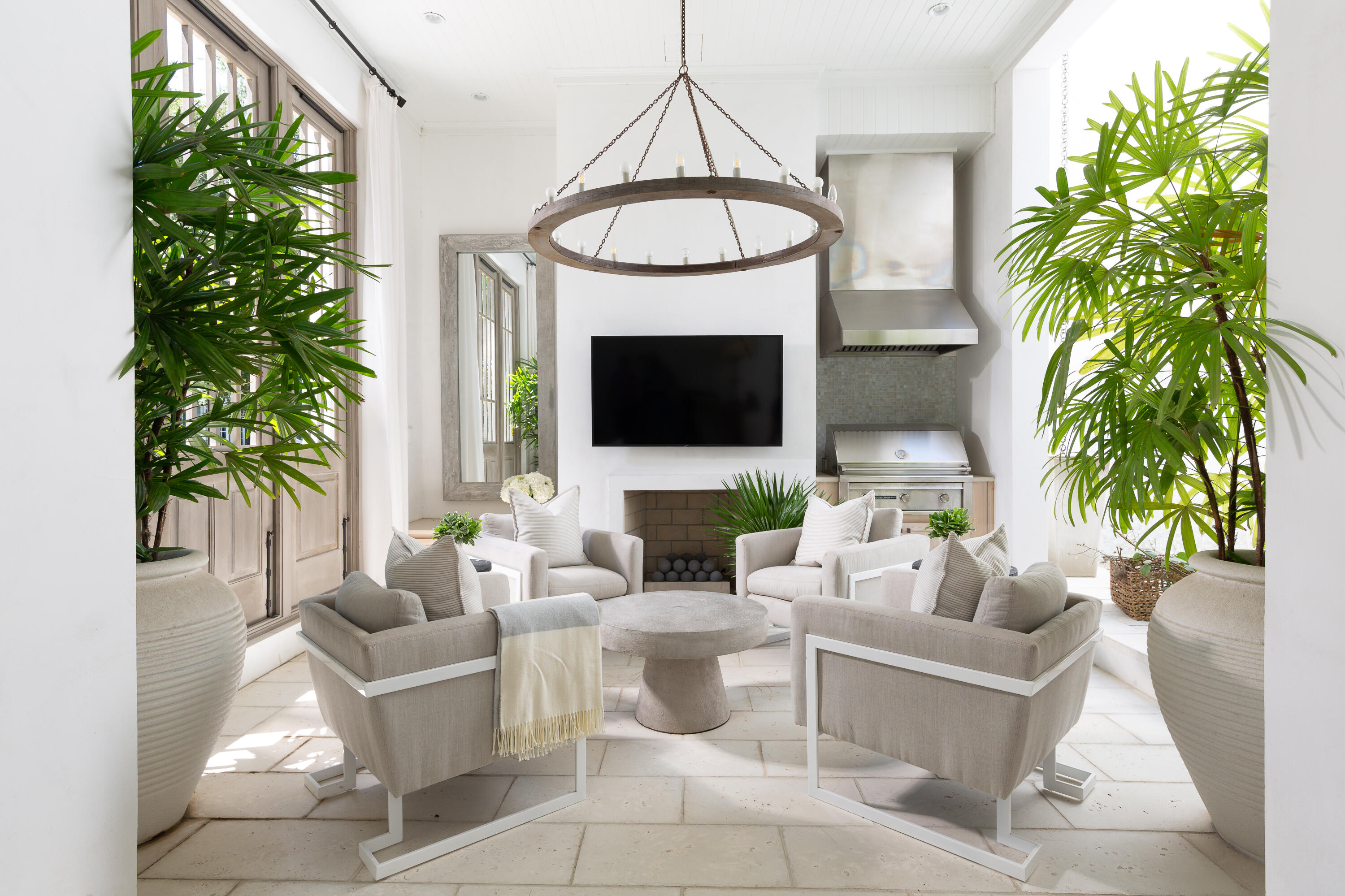 Welcome to paradise at 36 Spiceberry Alley, a luxurious residence perfectly situated on Arboleda Park in the prestigious Alys Beach neighborhood. This exquisite 2,583 square-foot home, designed by T.S. Adams Studio Architects, seamlessly blends architectural appeal with ultimate comfort.

This elegant home features three spacious bedrooms, a cozy bunk room, three full bathrooms, and one powder room, ensuring ample space for family and guests.

Enter through a dramatic courtyard bathed in natural light, ideal for outdoor entertaining. The outdoor amenities which include a fireplace, grilling area, and outdoor dining space, are perfect for unforgettable family gatherings.

Professionally decorated by Rebekah Woodard Interiors, the home exudes an inviting yet sophisticated atmosphere, making it the perfect beach getaway.

Experience tranquility in the primary suite, complete with beamed vaulted ceilings, dual vanities, and a picturesque bay window wall that captures the morning light overlooking Arboleda Park.

Each guest room provides privacy with its own bath suite, ensuring comfort for all visitors. An additional common area on the second floor serves as a fun space for children or a cozy spot for family movie nights.

The kitchen, dining, and living areas flow seamlessly together, creating a warm environment for friends and family to gather while the host prepares delightful cocktails and hors d'oeuvres.

36 Spiceberry Alley is not only a perfect coastal retreat but also an excellent investment opportunity. As an Alys Beach property owner, you will enjoy exclusive access to all amenities, including the private Owners Beach Club.

This property is a must-see for anyone seeking luxury, comfort, and the ultimate beach lifestyle. Don't miss your chance to own a piece of paradise! 

Schedule your private tour today and discover everything 36 Spiceberry Alley has to offer!