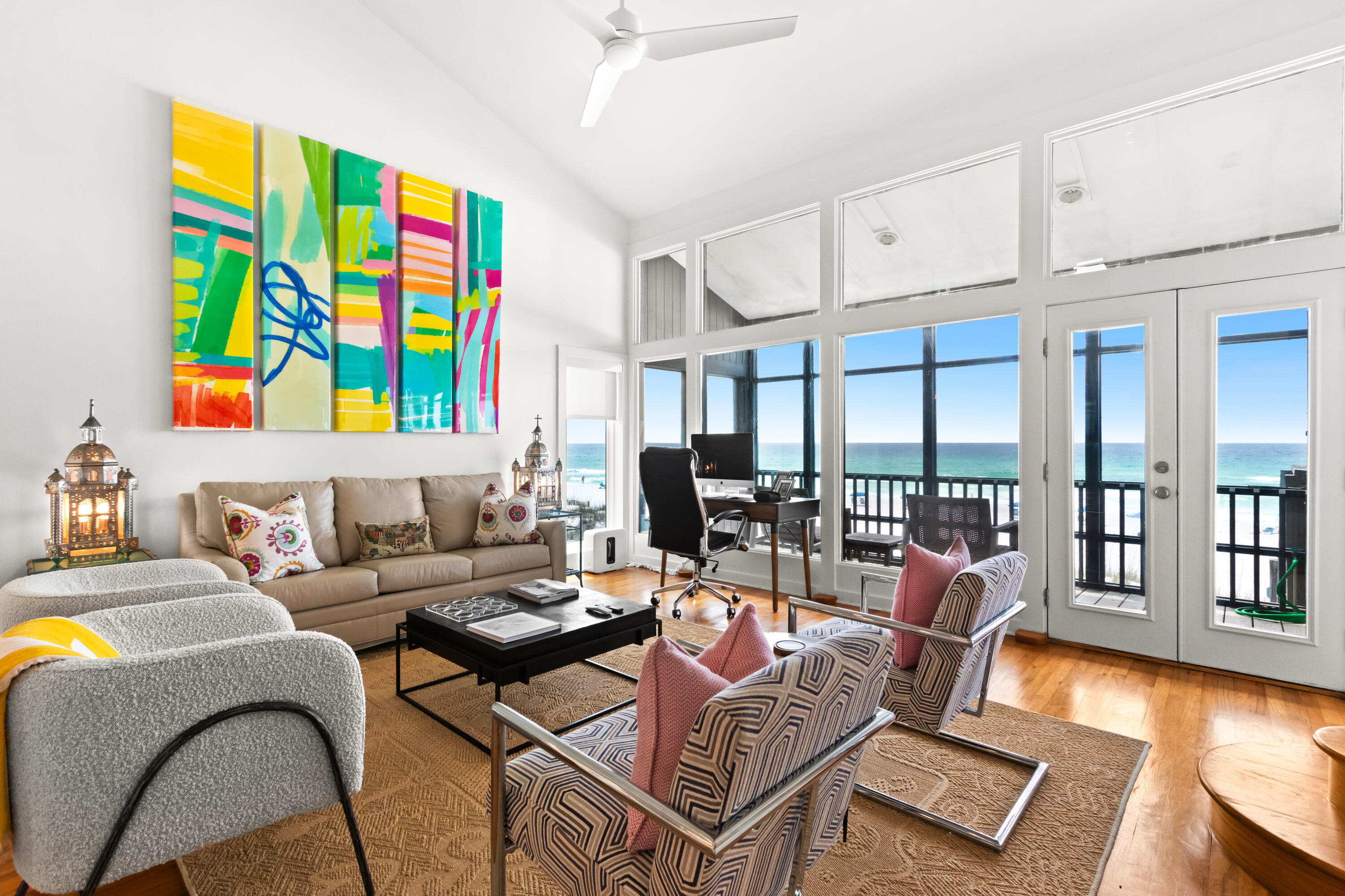 A Rare Gem in Crystal Beach - Gulf Front Duplex Luxury Renovation or Build Your Dream Home. 
Nestled along 60 feet of pristine Gulf frontage in the heart of Crystal Beach, this exceptional Gulf-front duplex offers a true piece of Old Florida. DO NO WAIT! This is your opportunity to own a Gulf-front property with unlimited potential. This direct beachfront lot offers panoramic Gulf views and private beach access. The existing structure is being sold as-is and is ideal for you custom dream home or your can design a luxury rental to maximize investment potential. Generous lot size allow for expansive outdoor living spaces, a pool, and modern amenities. Located just minutes fro wold-class fishing, shopping, gold, and fine dining, Crystal Beach in Destin was named one of the Top 10 Beaches.