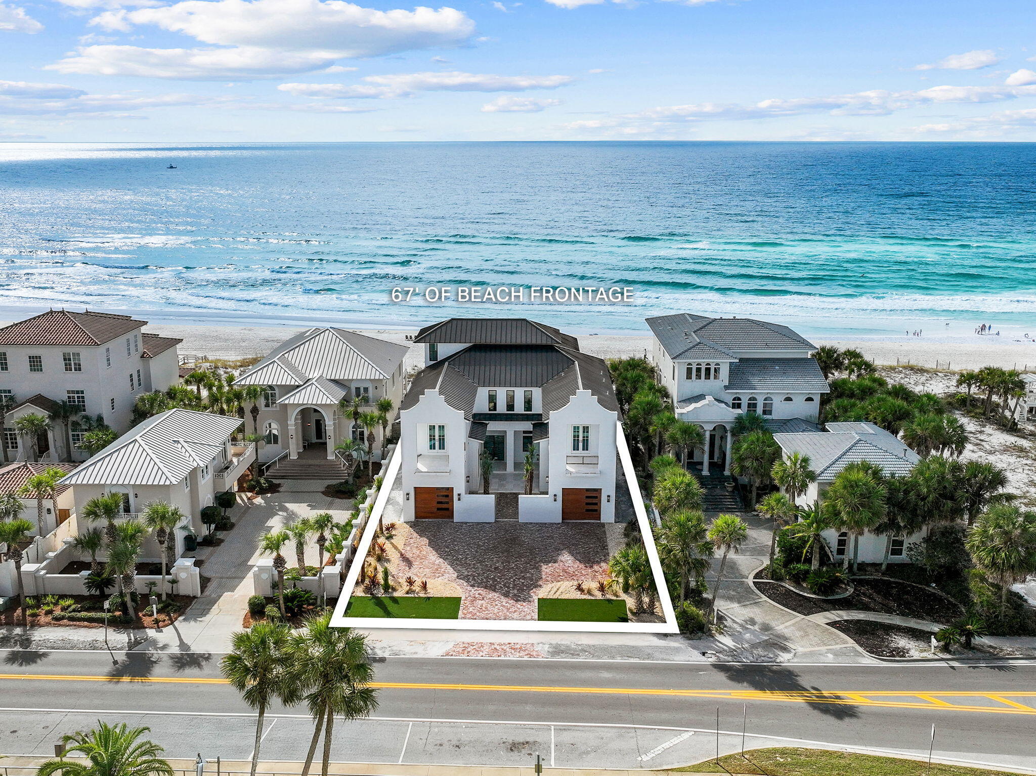 2974 Scenic Hwy 98 is a stunning new Gulf-front retreat, thoughtfully designed to capture the essence of luxury living in Destin, Florida. Completed in 2024, this three-story architectural masterpiece spans 9,912 square feet under roof and offers six bedrooms, seven bathrooms, and breathtaking Gulf views from every floor, creating a seamless connection to the beauty of the Emerald Coast. The home's state-of-the-art kitchen is designed to impress, featuring top-of-the-line appliances, custom cabinetry, and luxurious countertops, making it a functional yet striking space. Perfectly complementing the home's overall flow, it sits alongside spacious dining and living areas that are ideal for entertaining or enjoying quiet moments of relaxation.

The primary suite on the second floor is a private haven of luxury, offering Gulf views and an exquisite en-suite bathroom with an expansive shower, freestanding soaking tub, and custom his-and-her walk-in closets. The third-floor bunk room provides additional versatile space, perfect for hosting guests or family gatherings. A private elevator provides effortless access to all three levels, enhancing both comfort and convenience.

Adding to its allure is a Gulf-front pool, blending indulgence and relaxation for the ultimate coastal lifestyle. Practicality meets elegance with the home's spacious garage and ample driveway parking, ensuring ease for both residents and visitors. Outside, the property culminates in a rooftop observation deck, where panoramic views of the Gulf offer the perfect setting for enjoying sunsets, stargazing, or entertaining.

Situated in the heart of Crystal Beach, this property is within walking distance to world-class restaurants and shopping, as well as the Destin Commons anchored by Whole Foods. A short drive away is the Legendary Marina, offering unparalleled boating access. Additionally, it is conveniently located near Henderson Beach Resort and Henderson State Park, perfectly balancing serenity and accessibility.

More than just a residence, 2974 Scenic Hwy 98 is an opportunity to experience the pinnacle of Gulf-front livingan expertly crafted home that brings together impeccable design, luxurious amenities, and the unparalleled beauty of Destin's coastline.

Reach out to us today for more information.