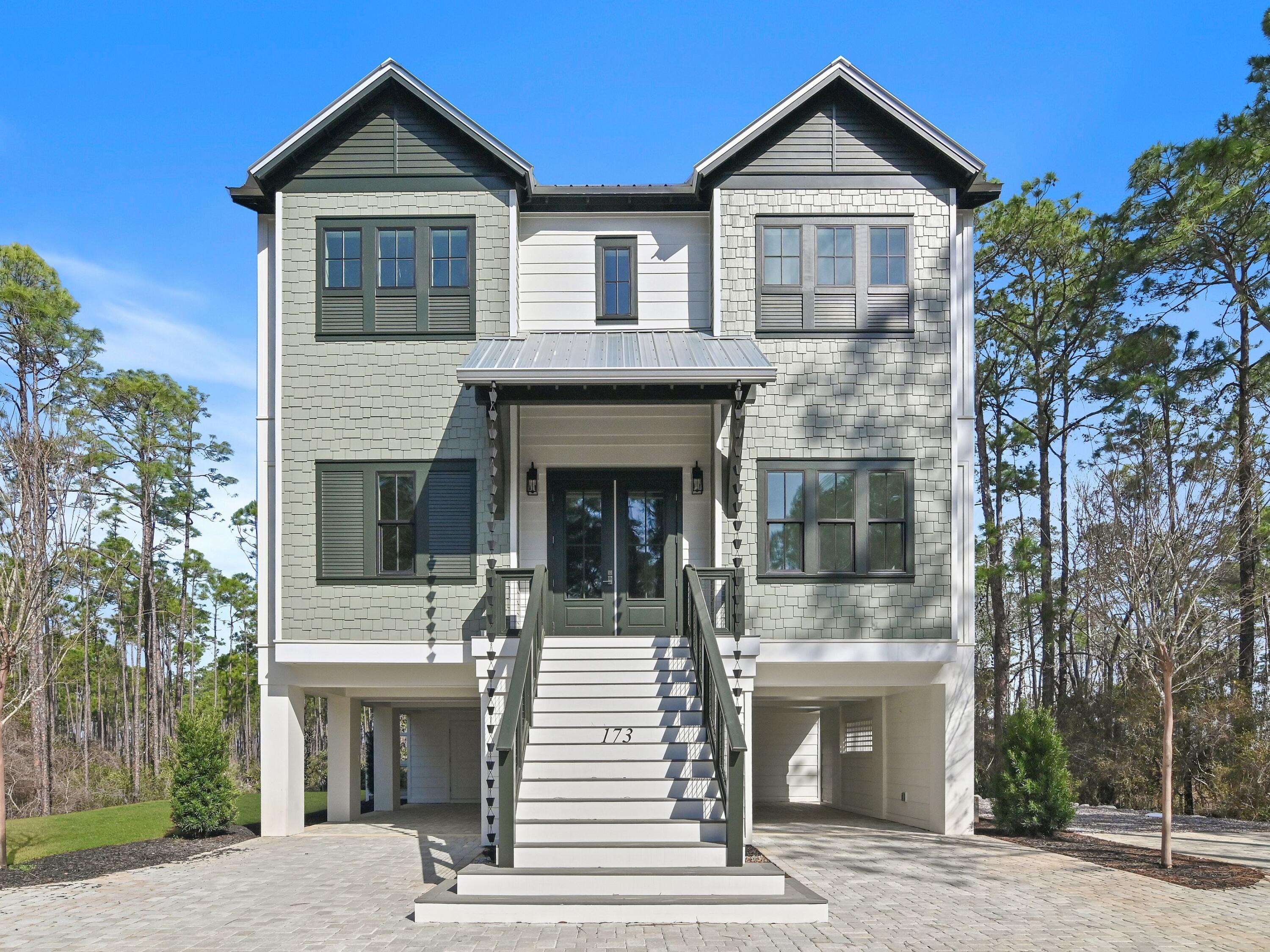173 Crissman Road is an exceptional newer construction home nestled on a spacious half-acre lot in Santa Rosa Beach, Florida

The home boasts a contemporary layout with high-quality finishes, providing a perfect blend of style and comfort. Spanning 2,800 square feet of interior space, this stunning 5 bedroom, 3.5 bathroom home exudes coastal charm. 

Equipped with a full-size kitchen featuring bar seating, ideal for entertaining guests. The ground floor entertainment area includes a saltwater swimming pool and is finished with built-in Sonos speakers, enhancing your entertainment experience. Presently occupied and conveying with a remaining lease, this home is perfect for a family wanting to secure a location here for the fall of 2026 with revenue until then and utilities paid by the tenant.