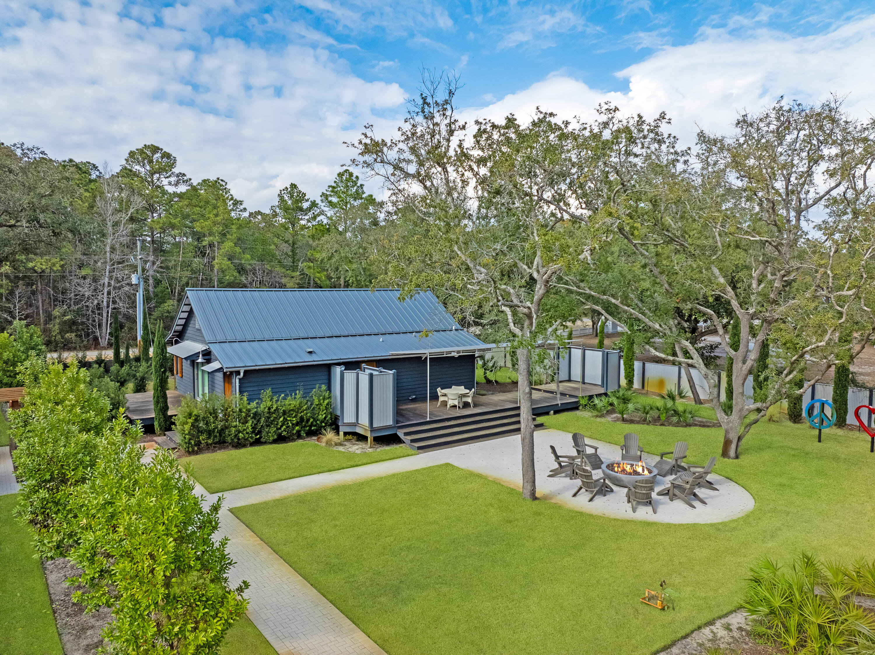 FULLY FURNISHED together with State-of-the-Art Audio, Video, Surveillance, and Lutron Shade Systems!  Enormous 48 kw Generator with 2,000 gallons of propane in  two tanks!  Custom features and finishes throughout both structures.  Wolf and Subzero appliances.  Approximate 1/2-acre Private Coastal Retreat close to Eden State Gardens, approximately 1/4 mile to the boat ramp at the North end of CR 395, and approximately two miles from Seaside in the quaint and charming community of Point Washington, Florida.  The level of finishes and features throughout the main cottage, guest cottage, and garage are impeccable.  The landscaping is lush and beautiful, and the hardscaping and craftsmanship inside and out is superb.  Please inquire for further details and to schedule a private showing.