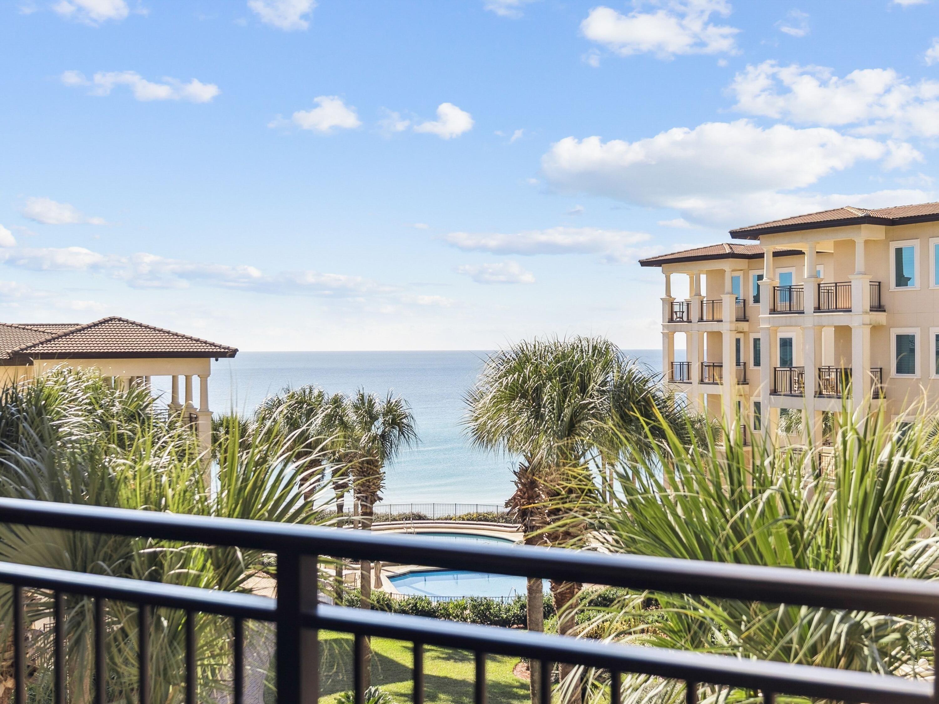 Welcome to Bella Vita B304, a stunning gulf-front residence situated in one of the most exclusive gated communities on the west end of 30A. Perfectly positioned in the center building, this elegant third-floor condominium offers sweeping gulf views from both the living room and the primary suite, delivering the coastal luxury experience discerning buyers expect. Spanning 2,559 square feet, this beautifully updated three-bedroom, 3.5-bath home features an elevated design with thoughtful upgrades throughout. The expansive great room showcases custom wall-to-wall built-ins with a beverage refrigerator, shiplap accents, and a gas fireplace  all framed by floor-to-ceiling windows overlooking the emerald coastline. The gourmet kitchen is equipped with Sub-Zero refrigeration, double Dacor ovens, a Sharp drawer microwave, and a brand-new KitchenAid six-burner gas cooktop, making it ideal for chefs and entertainers alike. The dining area comfortably seats up to 10, perfect for hosting gatherings with gulf views as your backdrop.

The primary suite is a private retreat offering gulf vistas, built-in storage, plantation shutters, and blackout drapes. The additional bedrooms provide generous space with king and queen accommodations, each designed for comfort and privacy. A spacious laundry room with abundant cabinetry and a lockout closet adds convenience for full-time or second-home living.

Recent owner improvements include a new water heater, a full-unit dehumidifier, a new washer/dryer, updated furnishings, and artwork. In 2024, the HOA installed hurricane-resistant windows throughout the building, significantly reducing insurance costs and enhancing storm protection. The community is also transitioning to Live Oak fiber optic internet.

Bella Vita residents enjoy premium amenities, including two pools (one heated), a private and uncrowded beach, covered parking, a fitness center, the Grand Hall, and dedicated owner storage. 

Thoughtfully upgraded and impeccably maintained, Bella Vita B304 offers a rare opportunity to own a luxury gulf-front residence with exceptional views, privacy, and premier amenities.