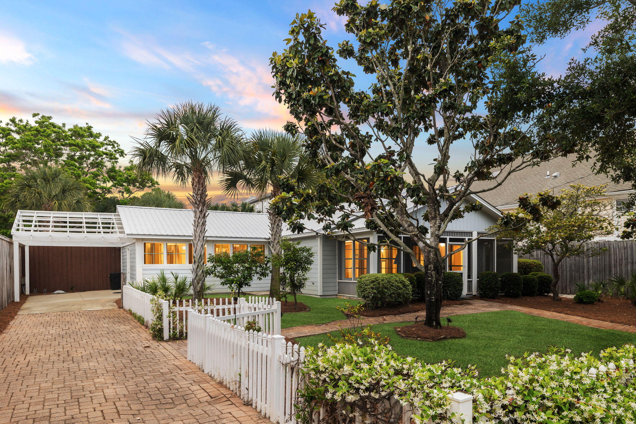 Just a short stroll from the sugar-white sands and the shops and dining at Gulf Place, this updated Florida cottage blends charm, privacy, and potential. Now expanded to over 1,500 square feet, it features 2 bedrooms, a new custom bunk room, and plenty of room to relax or entertain — making it an ideal primary home, second home, or vacation rental.

The private backyard oasis includes a large pool, spacious patio area, and is surrounded by mature landscaping, while the fenced-in front yard and expansive lot offer added space, privacy, and flexibility. With no HOA and a 50amp RV hookup, the property opens the door for future additions like home expansion. Other highlights include a screened-in porch, attached carport (easily convertible to a third bedroom or enclosed garage), a metal roof (2018), water heater (2020),HVAC(2024)  and a whole-home Generac generator (2020).

Whether you're seeking a turn-key investment or a place to call home, 148 Birch Street captures the essence of 30A living  relaxed, stylish, and full of opportunity.