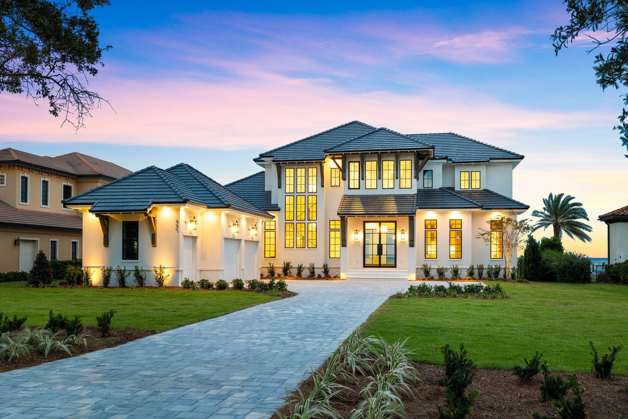 480 Captains Circle is an extraordinary waterfront estate within the exclusive gates of Regatta Bay, featuring an array of wonderful amenities, as well as one of the top-rated golf courses along the Emerald Coast of Florida.  This recently designed and constructed home contains (6)-bedrooms, (6)-bathrooms, (1)-powder room, a heated & cooled saltwater pool, a summer kitchen, (2)-car garage with additional golf cart garage, and a 30' covered boat dock.  This home is also equipped with modern technology and phenomenal features and finishes.  Please inquire for further details and to schedule your private showing.
