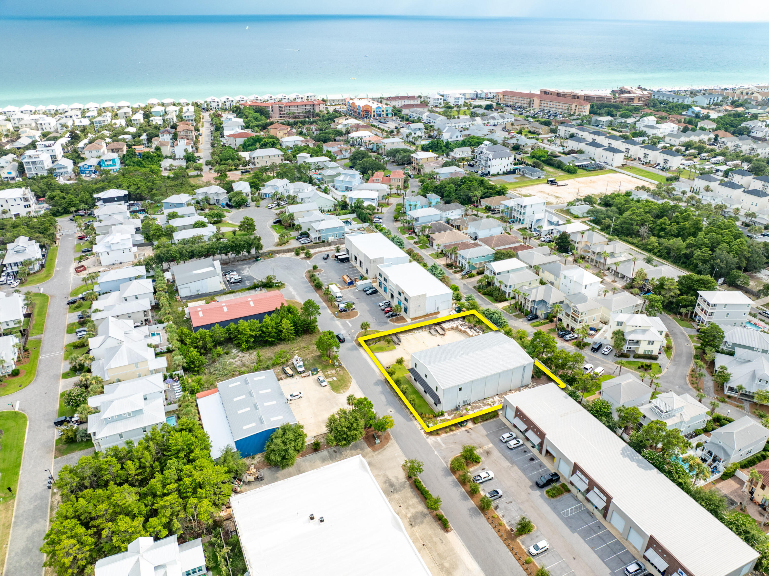 Phenomenal warehouse opportunity located in Destin (Miramar Beach) of South Walton County, Florida.  The location of this prime freestanding commercial building is exceptional, as it logistically services all sub-markets to the East, West, and North most effectively.  Newly constructed in 2018, this approximate 9,000 square foot flex space is a perfect warehousing solution in a market (Destin, Miramar Beach, Santa Rosa Beach, and South Walton County) of such limited like-kind supply.