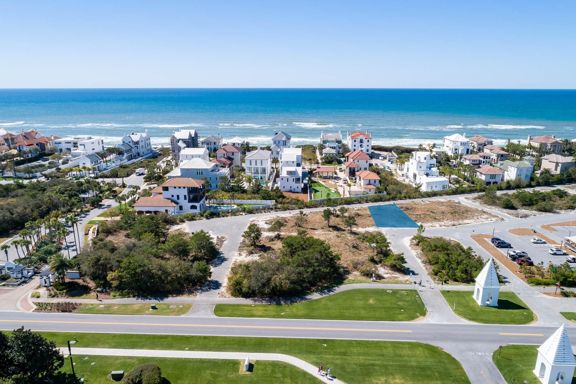 Newly released, South of 30A Custom Homesite TT3 brings to market an opportunity to create an amazing residence on such a desirable homesite.  Homesite TT3 is aligned on Elbow Beach Way having a unique orientation fronting street and pedestrian path.  
Homesite TT3 is platted in a North to South manor capturing East to West sunlight and primed for late afternoon sunsets.  This iconic location will satisfy the most design savvy having this corner condition of street & pedestrian path with rear alley for garage access.  
The Seller is currently in architectural design with Paul Geary of Pure Architecture taking advantage of this homesite's attributes, capturing scaling to create beautiful indoor & outdoor elements.  The in-process design features a large courtyard pool, very generous bedrooms, with a 3rd story roof top terrace having summer kitchen for entertaining. The in process plans can be assumed buy Buyer at closing to personalize the home if needed.  
This prestigious homesite is located just East of the private owners Beach Club & Restaurant and proximity to any & all amenities and Town Center, pedestrian friendly to all. 
Homesite TT3 is a larger homesite by comparison of other South of 30A properties.  This is one of the best custom homesites Alys Beach has to offer.