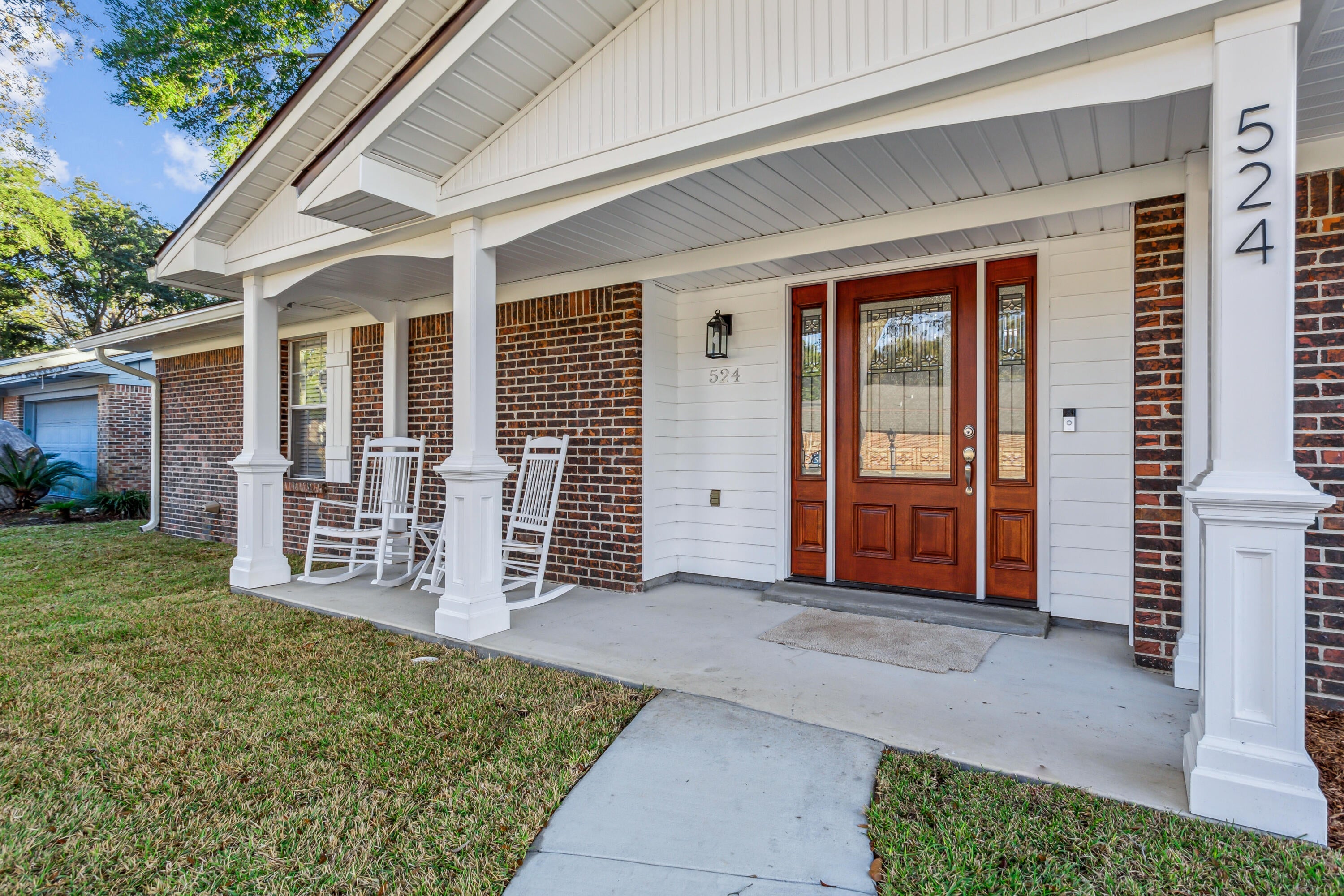 Nestled in a prime location, this updated home boasts vaulted ceilings, an open layout, complemented by fresh carpet, LVP flooring, and elegant trim work. The living area features a cozy electric fireplace, and the sunny Florida room is perfect for relaxing or entertaining. The kitchen offers new stainless-steel appliances and a hosting-friendly design. With a new HVAC system, a two-year-old roof, fresh sod, a sprinkler system, and a privacy fence, the outdoor space is just as impressive. Additional perks include a storage building with electricity, a one-car garage, and a new driveway. Enjoy coffee on the charming front porch and relish proximity to military bases, shopping, and Emerald Coast beaches. This move-in-ready gem won't last—schedule your showing today!