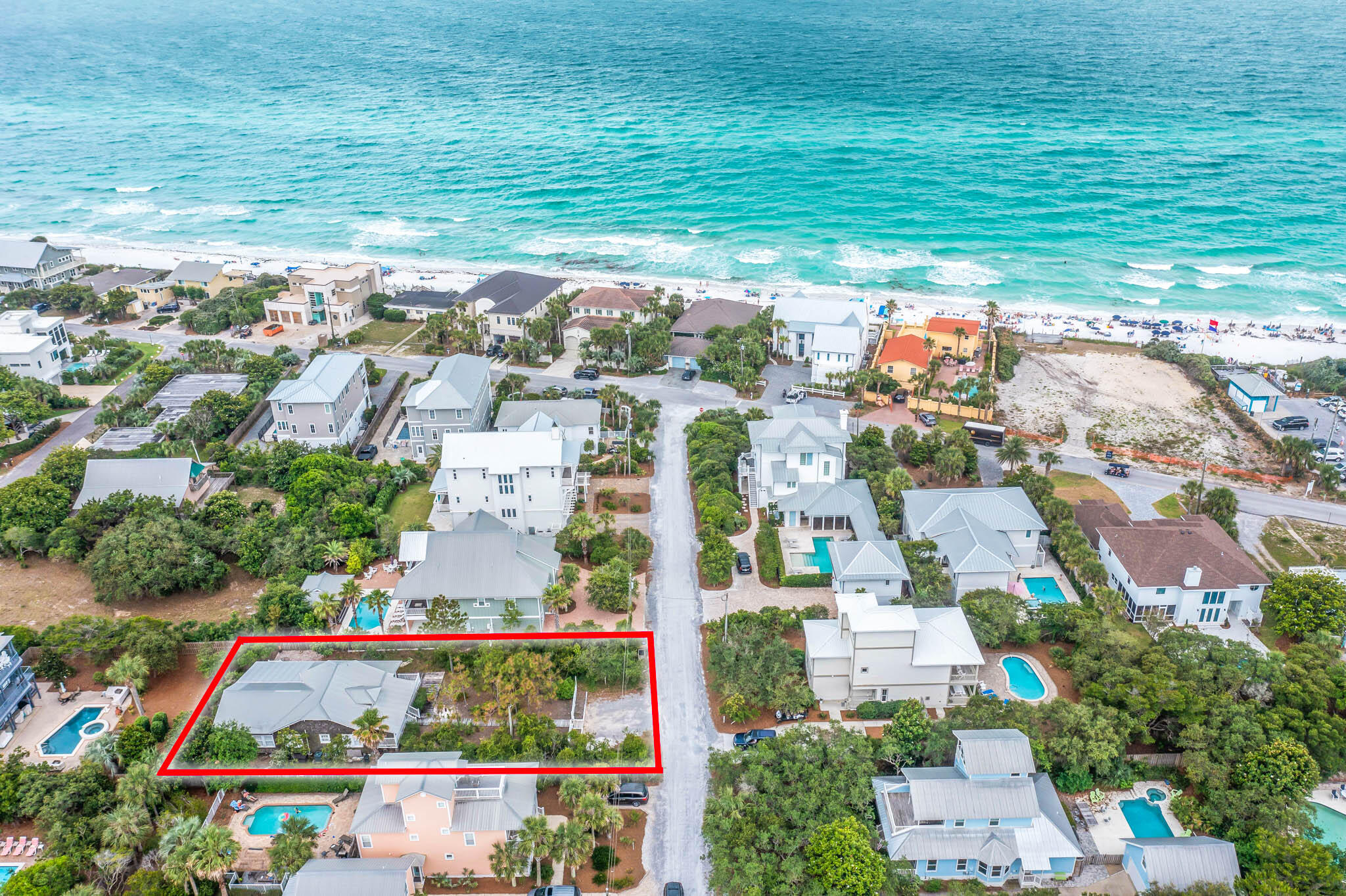 Located in the charming and historic community of Old Blue Mountain Beach, 123 Sand Dunes sits on a large 75x150 foot lot south of 30A. This quaint and cozy old Florida beach cottage is just steps to the 4 neighborhood beach accesses, and one block to the public Blue Mountain Regional Access.  With an addition to the home by O.B. Laurent Construction in 2018, this home features 3 bedrooms, 2.5 bathrooms, large porches, plenty of room for expansion or pool, no HOA, and located in flood zone X (no flood insurance required) with some of the highest elevations on 30A. Walk to popular restaurants such as Blue Mabel, the new Cowgirl Kitchen, organic grocery For The Health of It, Red Fish Taco, Blue Mountain Bakery and Creamery, Johnny Mctighes, Redds, and a local yoga studio, and more!