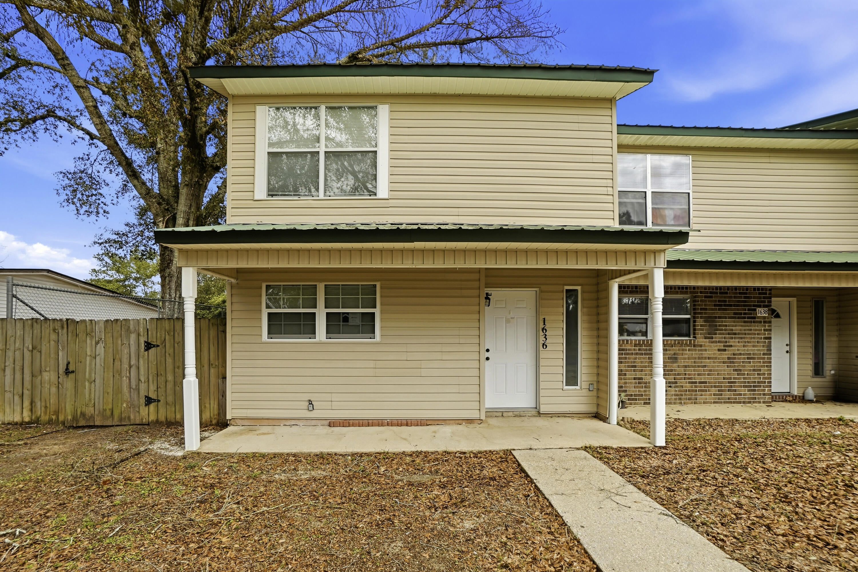 SHORT SALE OPPORTUNITY - PRICED BELOW MARKET! Welcome home to this 3-bedroom, 1.5-bath townhome in the heart of Crestview, offering a smart layout, strong bones, and a ton of potential in a convenient location. This home already has the important upgrades in place, including a metal roof, updated HVAC system, and water heater. The kitchen features granite countertops, stainless steel appliances, and updated cabinetry, and both bathrooms have been refreshed with modern vanities and fixtures. Durable LVP flooring runs throughout the main living areas, giving it a clean, low-maintenance feel.

With a little cosmetic refresh--mainly interior paint and flooring touch-ups--this home is the perfect chance to add your own style and instantly increase value without taking on a major renovation.

You'll also find a dedicated laundry area, exterior storage space, and a spacious backyard that's ideal for relaxing, pets, or entertaining. With no HOA, you have the freedom to truly make the property your own.

Conveniently located just minutes from Durrell Lee Park and about 1.5 miles from downtown Crestview, you're close to shopping, dining, and everyday essentials while still enjoying a quiet residential setting.

This is a true value opportunity--solid structure, key updates already done, and just waiting for the right buyer to come in and make it shine. Priced well below market to reflect current condition and move quickly.