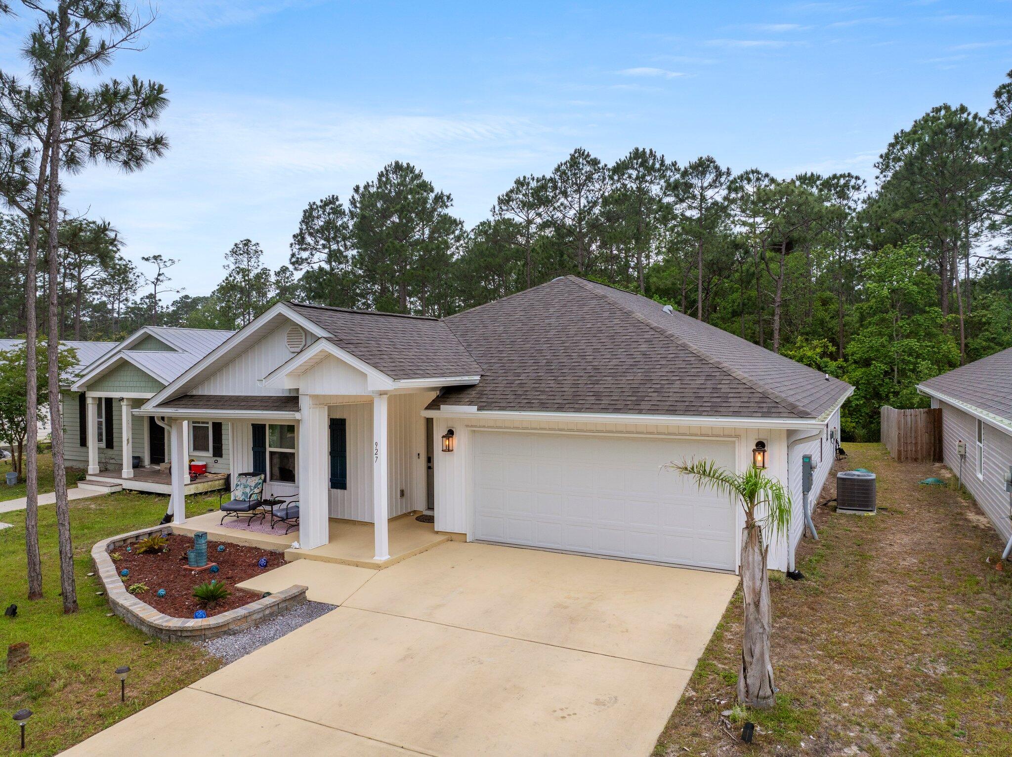 Available Sept 4th! FULLY FURNISHED Rental! 

This beautiful 4-bedroom, 2-bath home offers a spacious split-bedroom design, with additional rooms just off the foyer. The open-concept living room flows into the kitchen, creating a welcoming space for gatherings.  

Features include: Fully furnished | Full-size washer & dryer | Screened-in back porch & covered front porch | Short distance to the Bay & just minutes from the stunning beaches of 30A | Convenient access to North Beach Social, Farm & Fire, and The Bay restaurants.  

First month's rent and a full month's deposit are required upfront. Note: Garage is not usable. This is a perfect home for a family looking to enjoy the coastal lifestyle! 
For inquiries or to schedule a showing, please TEXT agent. Hablo poco espanol.