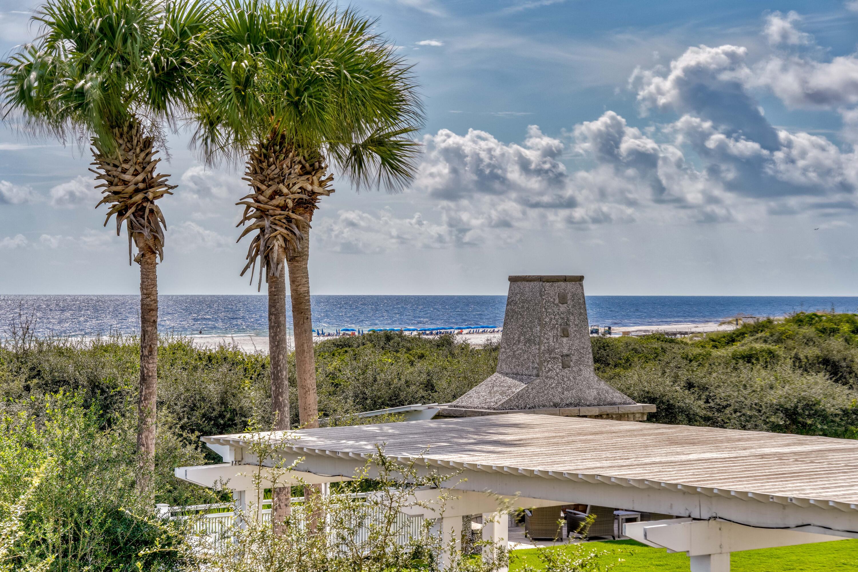 Are you looking for an amazing panoramic view to watch the blue green emerald waters,the Waves and White Sand Beaches? This is it! Gated Watersound Beach with a mile of Beach Frontage provides the private carefree lifestyle of beachside living you have been searching for. Unit C112 is a corner townhome located close to the pool and to the boardwalk that leads through the dunes to the expansive Watersound Beaches.  The attached garage allows easy access to the unit.  The lower deck with its gate means you can walk directly from the unit for the short walk to the pool and beach.  Downstairs you will find an office, the laundry room, and the Master Bedroom and Bath along with 2 Built in Bunks. Upstairs is your Open floor plan with your AMAZING BEACH AND SUNSET VIEWS FROM EVERY CORNER!! French Doors open to a large deck facing westward to catch our amazing sunset views. The kitchen with the gas stove provides an efficient modern kitchen with views while you work. This Condominium Townhome lives like a home. There is so much storage. The kitchen has a large pantry, a large under the stair storage area and there is so much room to store your bikes and beach toys in the garage. C112 is a special unit with a perfect location in the special community of Watersound!