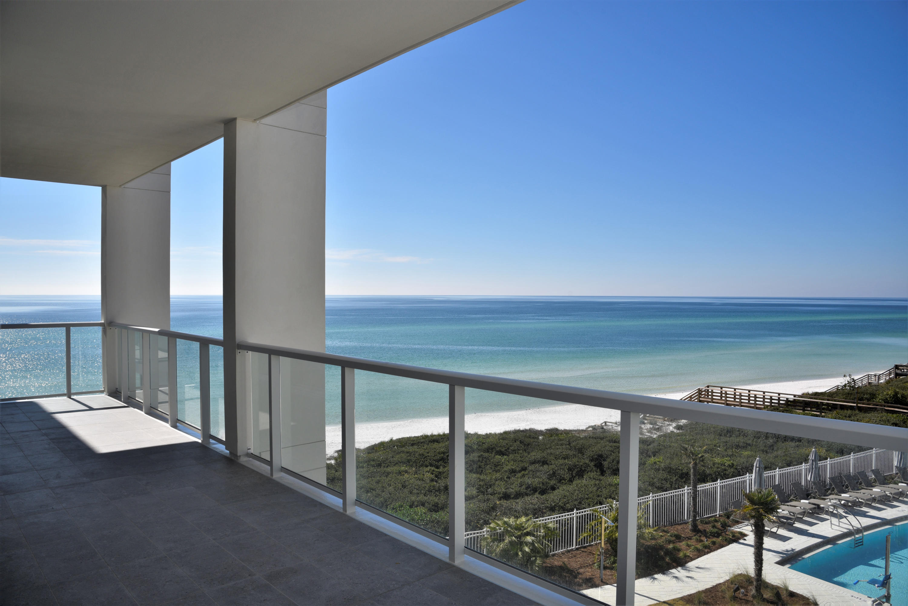 Enjoy breath-taking panoramic Gulf views from this newly built three-bedroom condo at Thirty-One on 30-A in the heart of Seagrove Beach. Modern luxury perfected, this 3,019 square foot condo offers a large open-concept living and dining area that is perfect for entertaining guests. The expansive terrace overlooks the Gulf of Mexico and the spacious pool deck, while providing the perfect spot to take in 30-A's scenic sunsets. Thirty-One is a destination for owners who seek the pinnacle in design, comfort & beachfront living. The 3.92-acre property boasts over 335 feet of beach frontage with amenities that include secure underground parking, a resort style pool and expansive pool deck, private owner's storage areas, golf carts provided for owner's use, luxuriously appointed lobby, fitness room, and kitchen. Enjoy the private elevator from this third-floor unit. Call to schedule a showing today!