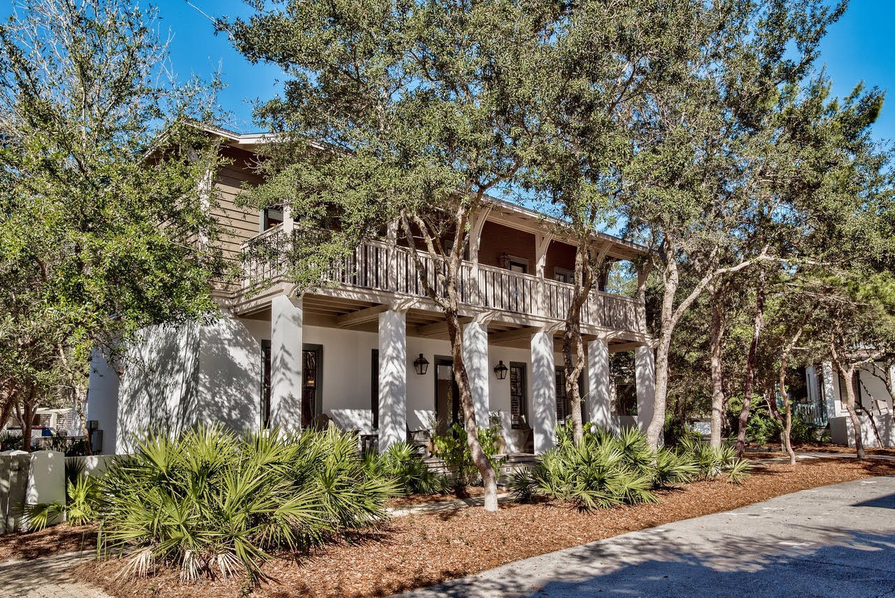 Fantastic investment opportunity south of 30A in Rosemary Beach! Recently updated, this quintessential Rosemary Beach house is located just a few hundred feet from both the sugar white sands and the Main Street of Rosemary!
The main home boasts a beautiful kitchen overlooking the living room and informal dining table  leading out to the courtyard and large private pool. On the main floor you'll also find a large second master with en suite bath. Moving upstairs reveals the master bedroom with a sitting area, en suite bath and access to both front and rear porches...a truly private enclave. A separate bedroom upstairs sports two Queen beds and private en suite bath while a bunkroom and bathroom off the hall complete the floor. Across the courtyard, the carriage house is situated to allow private access from the cobblestone walkway or through the courtyard from the main house. Incredibly spacious once inside, this carriage house belies its true size with a full kitchen, living room, twin bunks and bathroom downstairs and via a full size staircase, a bedroom and en suite bath upstairs.
This property has a lot to offer the discerning buyer and boasts rental data that only strengthens its position. All measurements and dimensions are estimates and should be verified by the Buyer.
Sold fully furnished AS IS.