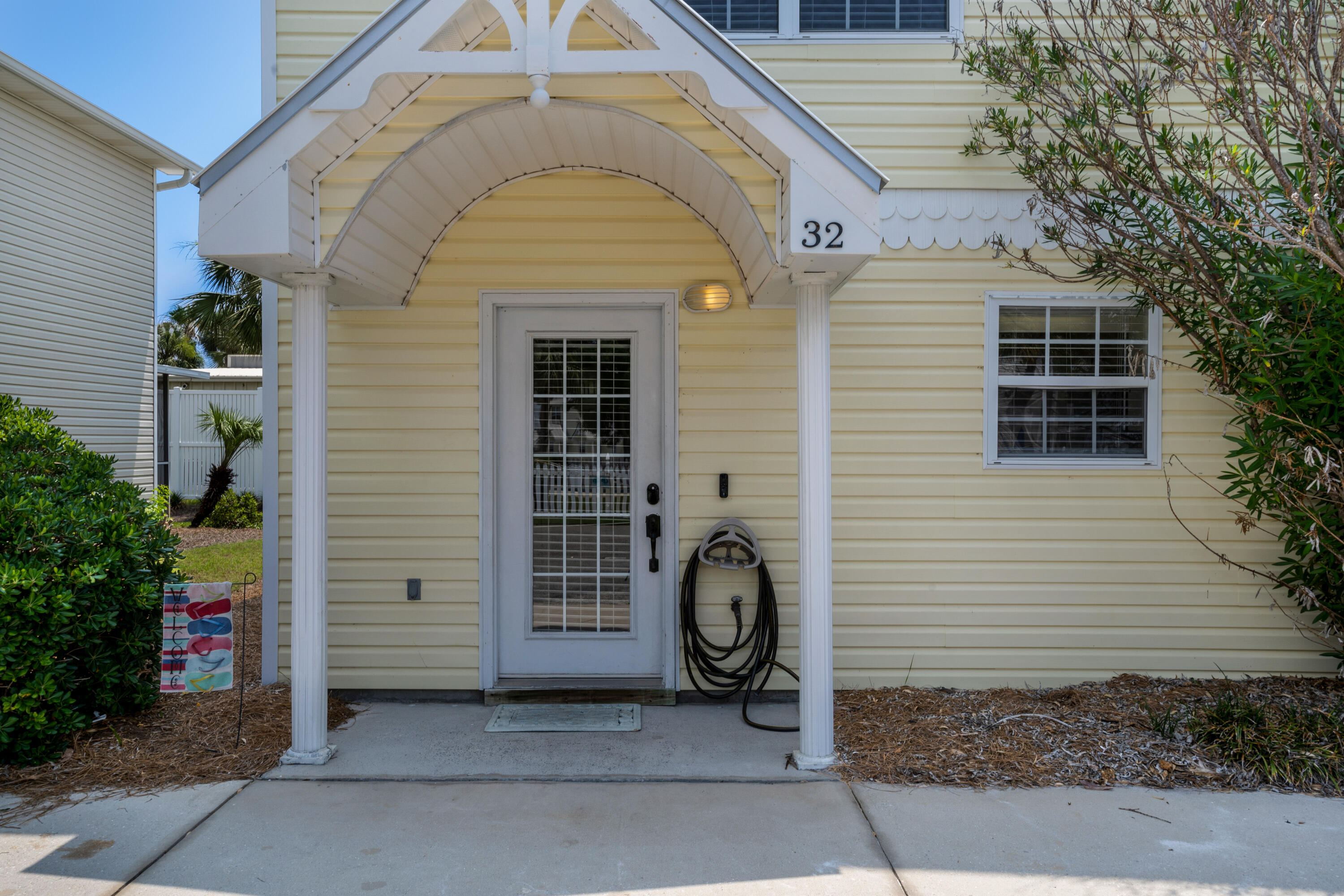 Modern and stylishly decorated 2BR, 2.5BA fully furnished townhome just two blocks from the beach! Enjoy the coastal lifestyle with all utilities and wifi included and a screened-in back porch perfect for relaxing. This recently remodeled home offers two assigned parking spaces, washer and dryer, access to a community pool, and a prime location to local eateries, grocery stores, and the outlet mall. Available month-to-month until March 1. 700 score, proof of income, good rental history, half rental amount as deposit. Don't miss this private beach retreat—schedule a tour today!