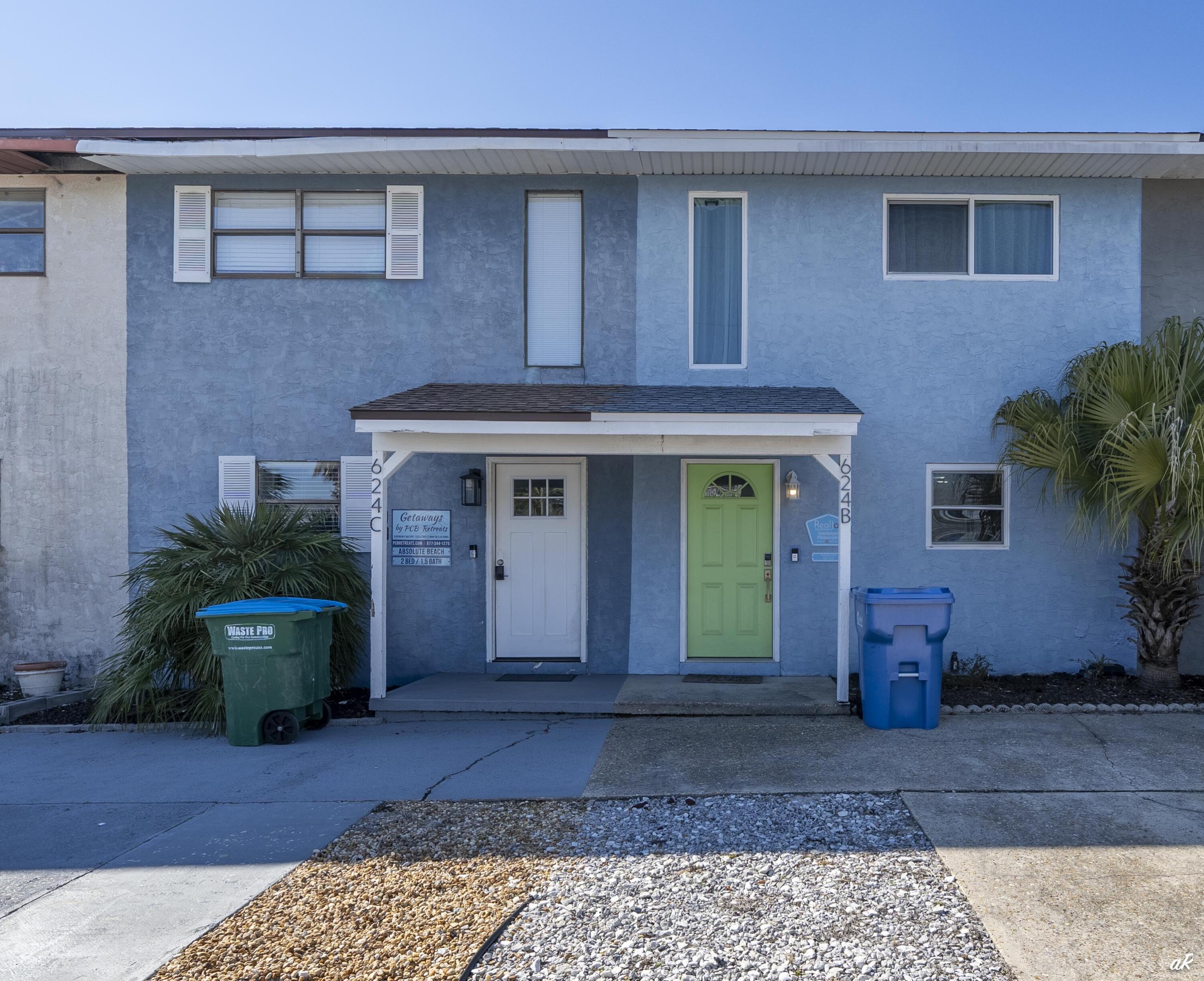 Ideally located near Open Sands Shopping Center and Beach Access 51, this spacious townhome offers easy access to the beach, dining, and entertainment. Enjoy nearby attractions such as putt putt, go-karts, and Funland, along with popular restaurants including Local Steamer, Autentika, Sharky's, Señor Frog's, and Runaway Island—all within walking distance. The main level features tile flooring throughout the living area and a kitchen equipped with granite countertops and stainless steel appliances. Upstairs includes two bedrooms, a full bath, LVP flooring, and a private balcony. Roof replaced in 2019. The storage room has been updated with new drywall and door. An excellent opportunity for a short-term rental or beach getaway.