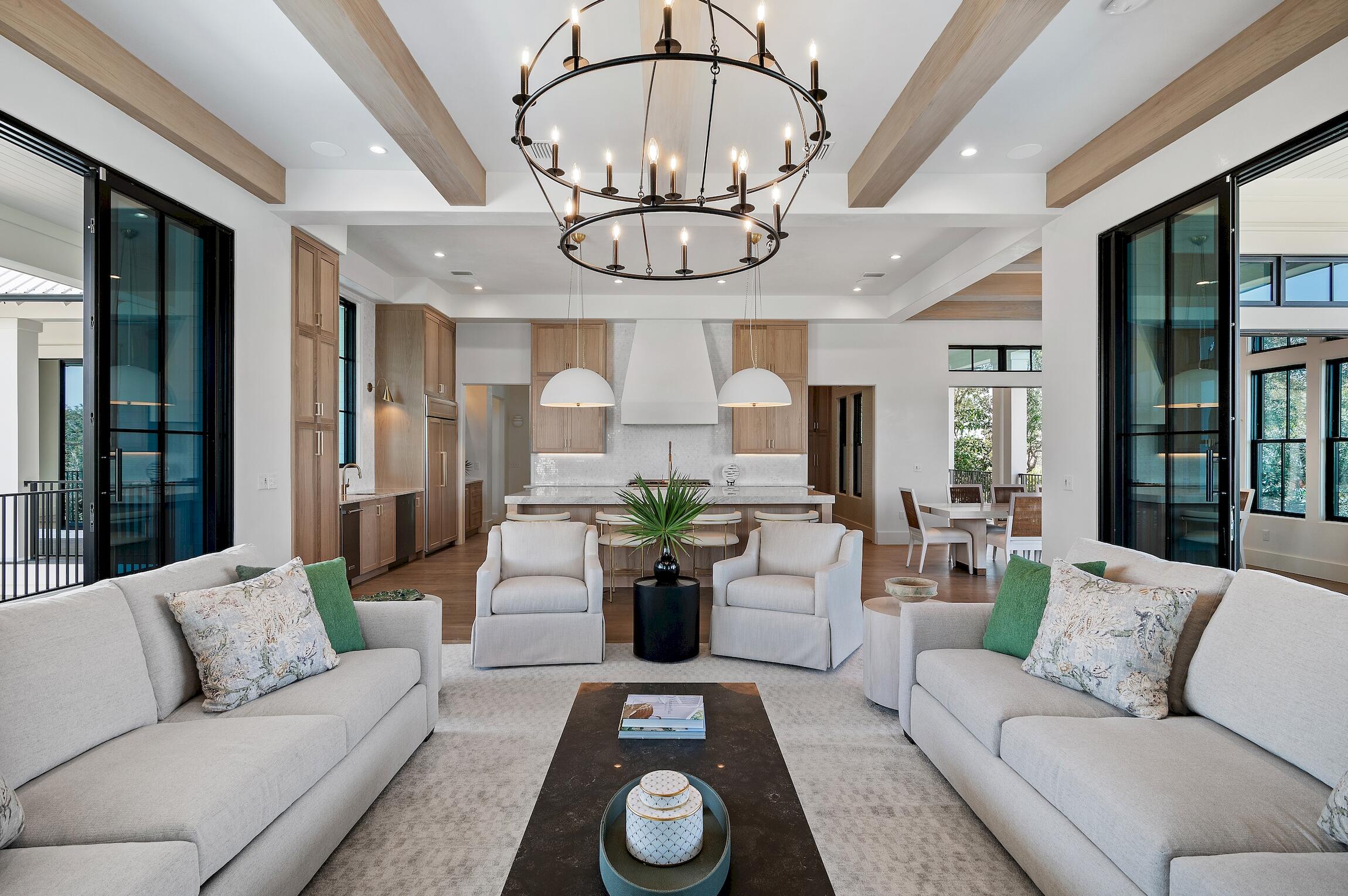 Welcome to 102 Bullard Road, a rare gem in the coveted Beach Highland neighborhood, boasting one of 30A's highest elevations. This recently constructed home seamlessly blends Old Florida charm, coastal elegance, and serene coastline views. South of 30A, nestled among mature oaks with exclusive beach access and use, this residence epitomizes the pinnacle of the Emerald Coast and the quintessential 30A lifestyle.

Every detail in this stunning residence has been meticulously crafted, from its quality construction and thoughtful design to its high-end finishes and furnishings.

Upon entering the first floor, a captivating entrance leads you into an entertainment room that seamlessly connects to a lush outdoor oasis. This outdoor sanctuary boasts a grilling station with a vent hood, a generous L-shaped heated pool, a pool bathroom, an outdoor shower, expansive shellstone tile decks, and custom landscaping by Chad Hortoncreating the perfect backdrop for entertaining. Additionally, on the first floor are three bedrooms with ensuite bathrooms. Among them is a bunk room with four full-size beds.

The second floor reveals a light-filled great room with euro doors, a custom kitchen with white oak cabinets and commercial-grade appliances, a butler's pantry, a coffee bar, an exercise room with a yoga porch, and a luxurious primary suite with a generous walk-in closet. Expansive porches on both sides of the home capture refreshing coastal breezes.

The entire third floor is dedicated to an opulent primary suite, offering his and her closets, a dressing area, an adjoining sitting room, a cocktail bar, and a private office. A spacious covered porch on this level provides an ideal vantage point for enjoying breathtaking sunsets and Gulf views.

For convenience, the home is equipped with an elevator that services all three floors, ensuring easy access and mobility throughout the residence.

The home's exterior features white painted brick on the first floor and Hardi board siding on the second and third levels and is complemented by sleek black aluminum-clad windows. There is ample parking, including a two-car garage with an electric vehicle charging station.  

We invite you to see this spectacular home, neighborhood, and beach. All information is believed to be accurate but should be verified.