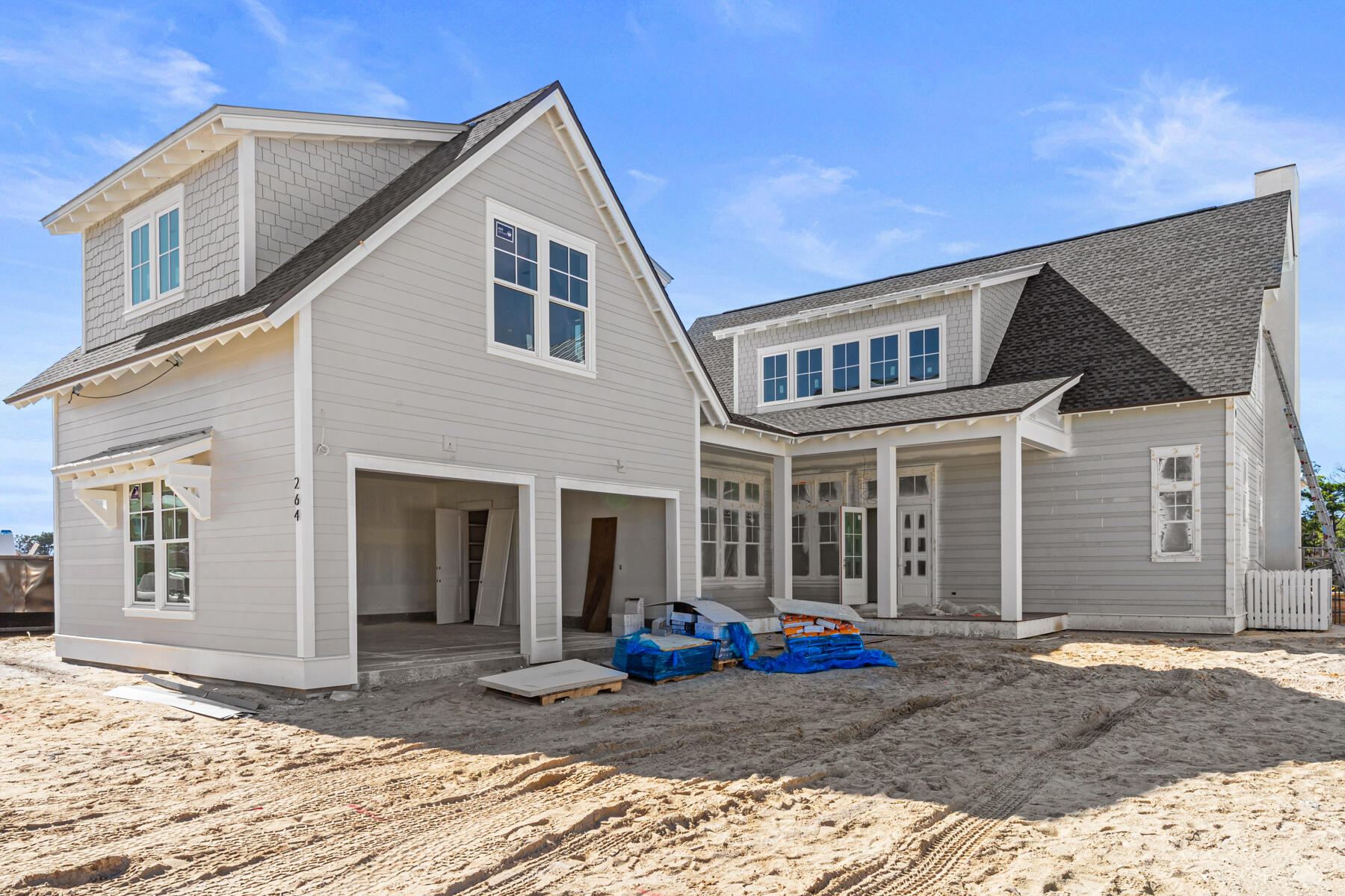 Blending timeless design with modern livability, the Weatherly, by Romair Homes, offers a spacious and thoughtfully crafted layout within the Powell Landing East neighborhood of Watersound Origins. Totaling 5 bedrooms and 5.5 bathrooms, this home design features 3,459 square feet of conditioned living space in the main residence, with a 576-square-foot carriage house, a two-car garage, and just over 1,200 square feet of porches and decks, creating an ideal balance between indoor comfort and outdoor connection.
The main level opens into a bright, open-concept floor plan that flows seamlessly from the kitchen and dining area to the expansive living room. Generous windows and soaring 12-foot ceilings enhance the natural light throughout, while the home's architectural details and clean lines reflect Romair Homes' signature craftsmanship. The primary suite is located on the first floor for convenience and privacy, complemented by well-appointed guest rooms and inviting common spaces throughout. The carriage house, thoughtfully designed to mirror the style and integrity of the main home, adds approximately 576 square feet, the perfect retreat for guests, a private studio, or additional living space.

With careful attention to detail, this tailored home includes a curated selection of upgrades with 16-foot slider doors in the living room, a 42" stucco-clad linear fireplace, stained white oak cabinetry, and champagne bronze plumbing fixtures and cabinet hardware, and an outdoor oasis package including a 14' x 22' pool, accompanied by a spa, baja deck outdoor summer kitchen and a cabana with fireplace, designed to enhance both the functionality and aesthetic of the home. Standard features include Wolf and Sub-Zero appliances, Silestone quartz countertops throughout, 6" engineered white oak flooring (except full baths), custom cabinetry with soft-close drawers and doors, impact-resistant PGT windows and Neuma multi-point locking doors, solid-core Shaker interior doors, and designer lighting selections.

Situated within the scenic Watersound Origins community, the Weatherly plan embodies a sense of ease, craftsmanship, and connection, perfectly designed for those who value thoughtful design and the relaxed rhythm of life along the coast.

Estimated completion: mid-March 2026

The Watersound Origins community is one of South Walton's most coveted neighborhoods for its exceptional amenities, beautiful new homes, and prime location. Amenities include the Village Commons pool & fitness center, sports courts including tennis and pickle ball, miles of nature trails, dock access to Lake Powell, unlimited golf, and lots of green space for outdoor play. The all new Watersound Town Center brings a new level of excitement and convenience to the community with a Publix Super Market, delicious restaurants, healthcare facilities, and more right at the entrance to the neighborhood!

*Pricing for inventory homes include lot premiums and may include optional upgrades. Added options/upgrades and pricing are subject to change.