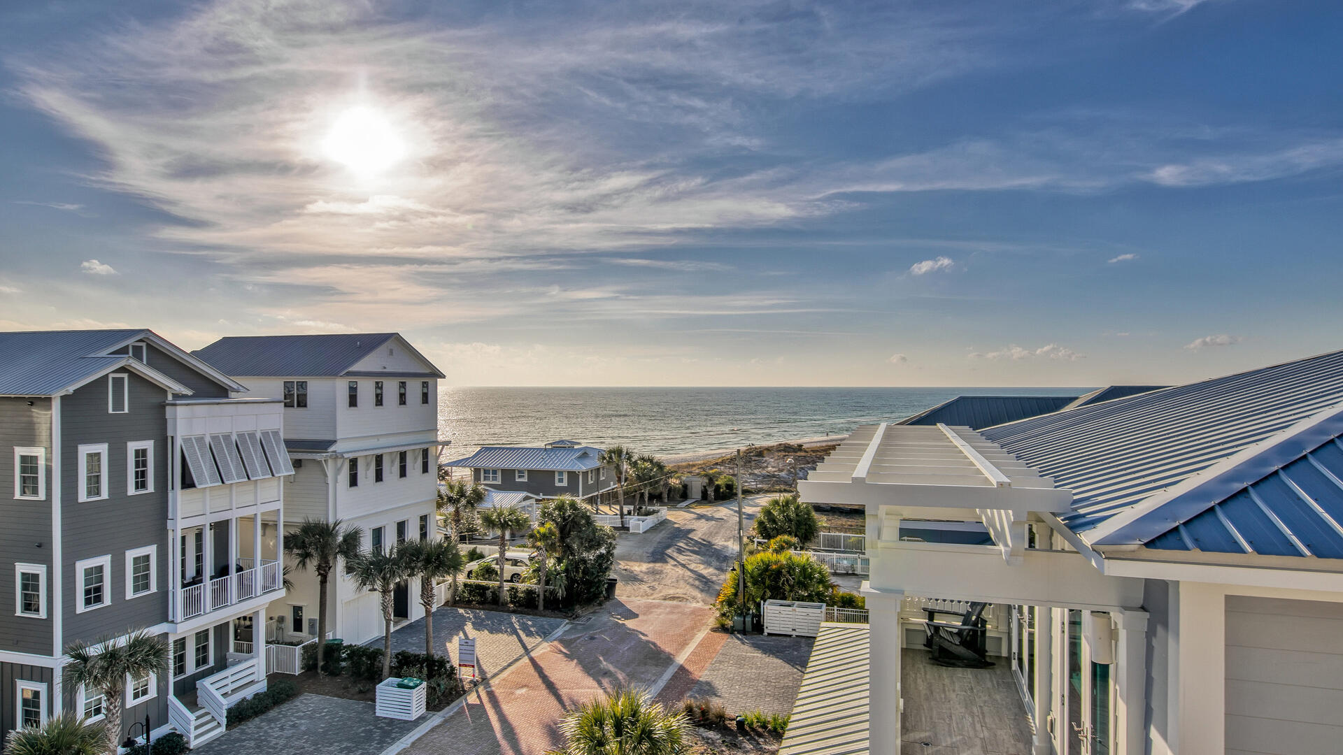 Welcome to 64 S Emerald Cove Lane, ideally located in the beautiful community of Inlet Beach. Located just steps from Rosemary Beach and Alys Beach, but far enough from the crowds and noise of 30a. This house is one of Inlet Beach's tallest, with four, spacious levels. It also has a private, heated salt water pool, which is just steps from the private shores of Inlet Beach. Because of the amount of space this home offers, this house would be ideal as a primary residence, vacation rental, or second home! .
The home features an elevator that lifts to all four floors, two sets of washer and dryers- one set on the first floor and the other on the second floor. Guests enjoy plenty of space to spread out in 6 bedrooms and 6 full baths, and 1 half bath. There are four King Bedrooms, one bedroom with two Queens and a Bunk Room with 2 Full and 2 Twin Beds. Each bedroom has an en-suite bathroom. Most breathtaking is its top floor which boasts one of Inlet's most luxurious entertainment areas, featuring a deluxe chef's kitchen, pantry, separate bar, dining table, seating area, powder room and modern linear gas fireplace. As you walk through the gliding french doors onto the deck with dining table, extra seating, ceiling heater and grill, you feel completely serene with the Gulf at your fingertips. You have access to a locked private entrance to the beach access across from the home, which is less than a minute walk.

Don't hesitate to schedule your showing today!