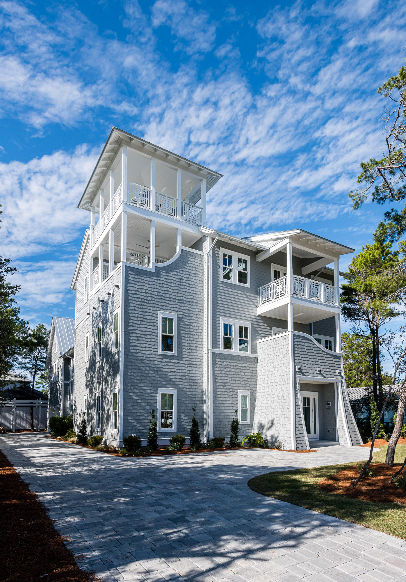 Introducing a brand new, luxury custom residence, poised in a prime location, on the east end of Scenic Highway 30A. This beach home conveys fully furnished, with high-end interiors appointed 30A Design Group. Boasting a uniquely large site with an impressive pool deck and outdoor space for enjoying the coastal lifestyle. With strong annual rental revenue projected at +$250K, the spacious floor plan, with 5 bedrooms plus a bunk room, and an additional carriage house with upper loft, is ideal for large family beach gatherings or for maximizing a strong return on investment, as a vacation rental home. Just a stroll to the beach access, located directly at the end of Seacrest Drive. Seacrest Drive is located just one mile west of Alys Beach, within close proximity to all of the shops, restaurants and lively amenities of Watersound, The Hub, Alys Beach, and Rosemary Beach.  Discover beach life on 30A's popular east end!