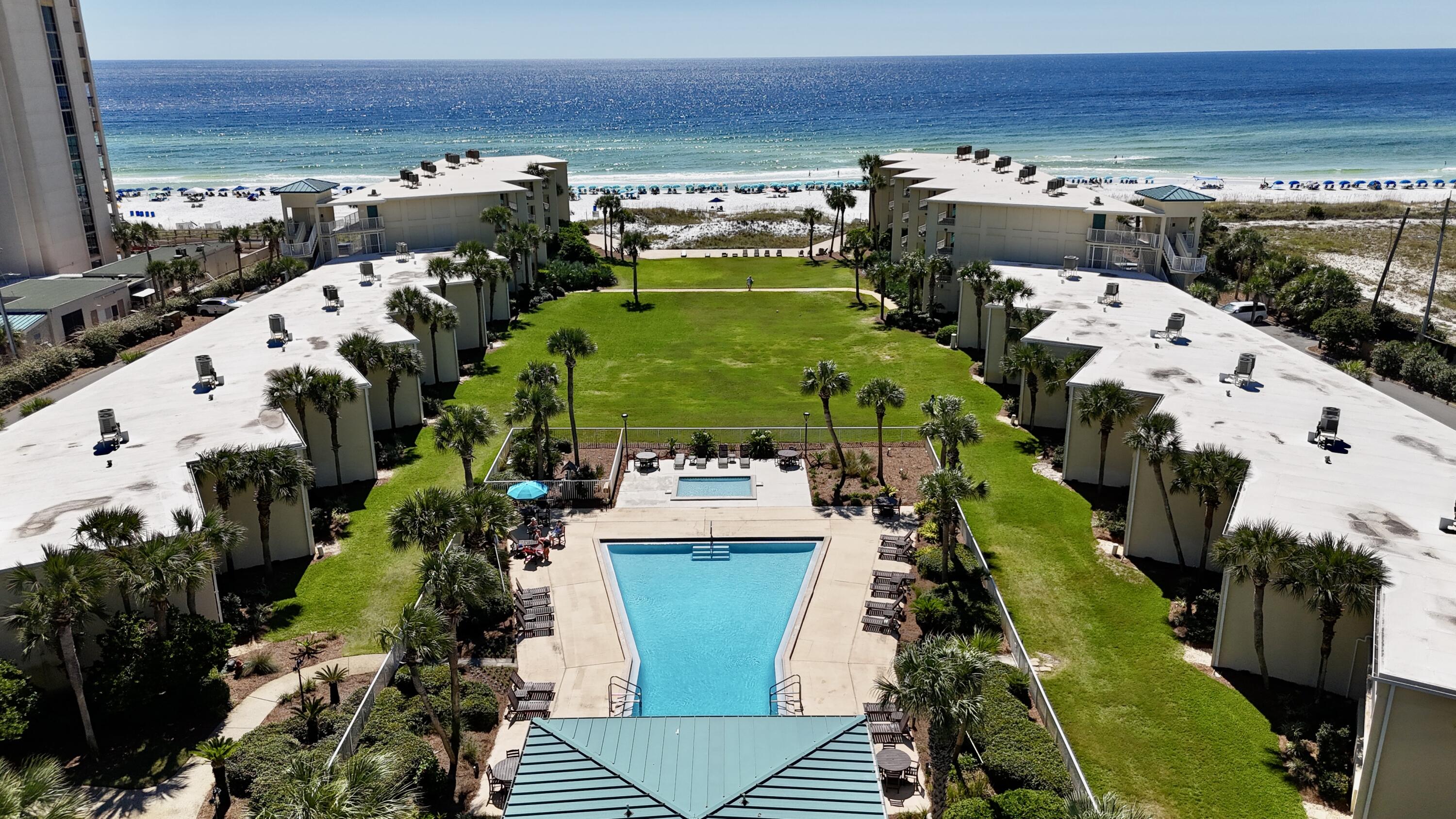 Best priced 2 bedroom and sellers who are ready to move on to new adventures!  come experience this incredible gulf view location as you enjoy your coffee and meals with a clear view of the water and without paying the ''on the water'' price.  silver dunes has exclusive beach service that allows you to come and go throughout the day without lifting a finger.  gulf front gated community with a proven successful track record and history 
of customer service, focus on owner satisfaction and on site rental management. this condo allows you to enjoy gulf views from the master bedroom, pool views from the great room and plenty of room in the kitchen to enjoy cooking or relaxing in either the great room or gulf side balcony. come see for yourself why silver dunes remains a family favorite year after year.  Condo has been upgraded with washer and Dryer, new A/C in 2021,Water Heater sept. 2021,garbage disposal in 2022,Stove 2023 and refrigerator 2023.  Sars/reserve study has been completed with a special assessment of $20,000 per condo which will be paid by seller before or at closing.