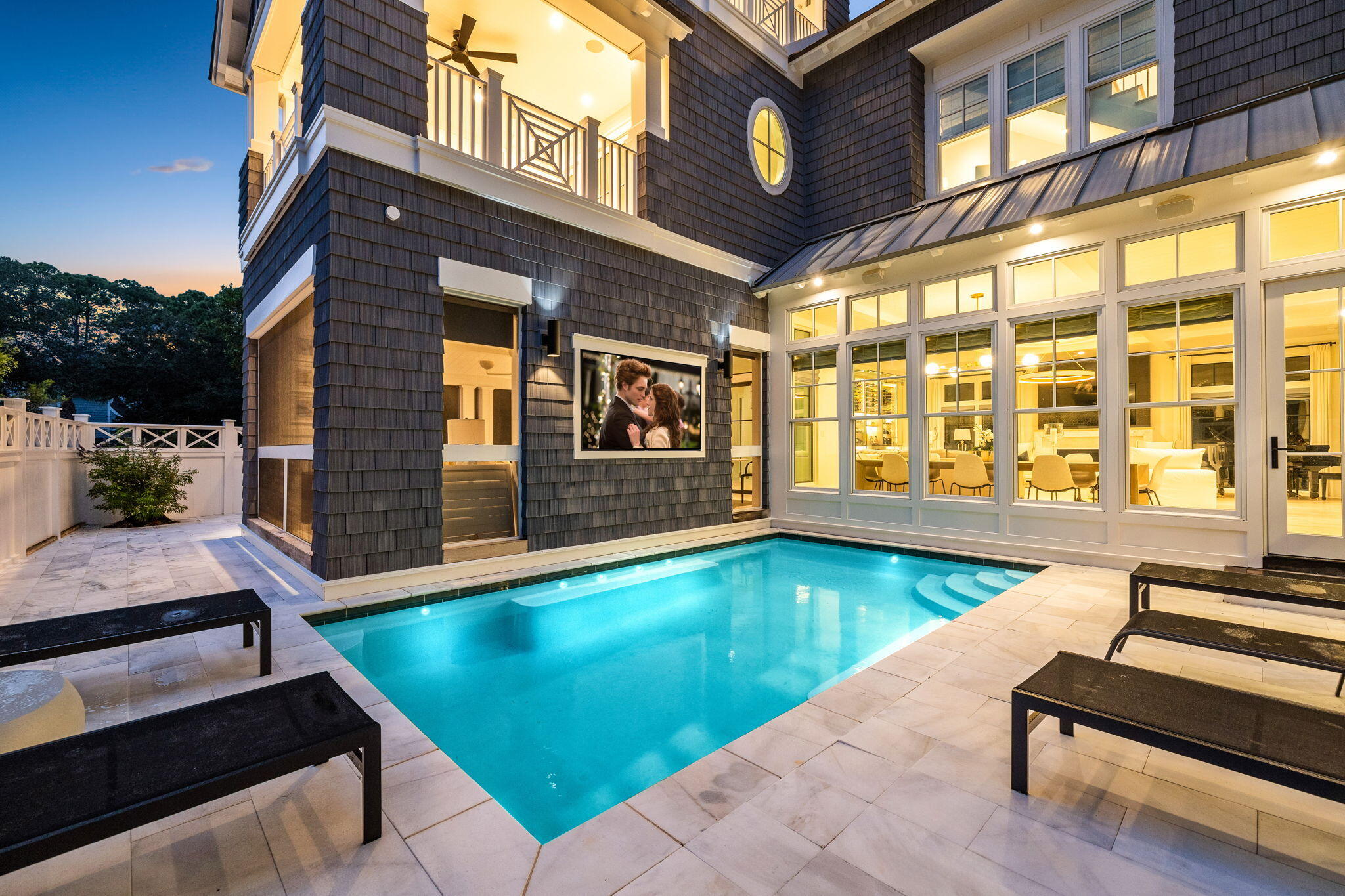 Welcome to 17 N Watch Tower Ln, a stunning single-family residence nestled in the main gate of Watersound Beach. This exquisite, nearly 6,000 square foot home offers an unparalleled blend of luxury and comfort, perfect for those seeking a serene coastal retreat.

Boasting five spacious bedrooms and five and a half bathrooms, plus a media room and play room, this fully furnished home is designed to accommodate true full time living. Truly built as a private residence or family home, with each finish piece and material being hand selected of the highest quality, from the building materials, down to the hardware and fixtures, nothing is left to want.

The fully custom, elegant interiors feature radiant heated floors, oversized full time closets, a separate game room for the kids, and a dedicated media room, providing a cozy ambiance for gatherings with family and friends.

Located on one of the most exclusive and uniquely positioned lots in Watersound Beach, this home provides unmatched privacy. Bordered by a pond and foliage, this home's positioning is truly unique. Offering direct access to the beach, this home is directly adjacent to one of the communities boardwalks.

In addition, the property showcases breathtaking Gulf views, enhancing the tranquil atmosphere. The outdoor space is a true oasis, offering radiant heated floors, complete with a private, oversized below-ground pool, a summer kitchen with grill and pizza oven, ideal for alfresco dining and entertaining. The expansive backyard offers ample space for leisure and recreation.

Inside, the home is equipped with modern conveniences, including a private elevator for easy access to all levels and top of the line kitchen appliances and fixtures. The attached garage provides secure parking, with dedicated plugs for EV charging.

Whether you're lounging by the pool or enjoying the warmth of the fireplace, 17 N Watch Tower Ln offers a true, fully custom, luxurious lifestyle in a beautiful setting. Don't miss the opportunity to make this exceptional property your own. Schedule a private showing today and experience the elegance and charm of this Watersound gem.