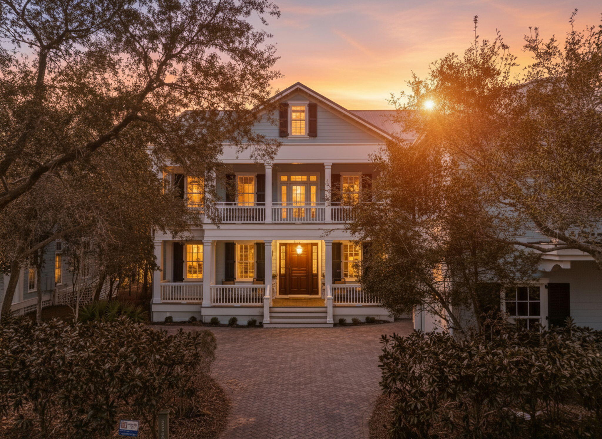 Positioned to capture views of the Gulf, Western Lake, and the protected Point Washington State Park, this home offers a rare blend of privacy, timeless architecture, and coastal elegance in WaterColor's coveted Park District, Welcome to 337 Western Lake Drive. Crafted by A Classical Studio and built by Gulfview Construction, this residence sits on one of the community's largest homesites, offering views of the Gulf, Western Lake, and Point Washington State Park, a serene backdrop that will remain unchanged for generations. 
Framed among protected land yet just steps from scenic trails, the property provides effortless access to Western Lake for kayaking, paddleboarding, or a quiet afternoon on the water. Lush landscaping and a welcoming front porch with gas lanterns create an inviting first impression. Inside, bright and airy interiors feature hardwood floors and elevator access to every level. The first floor offers a family room, flexible bonus space ideal for an office or game room, and two guest suites with private baths. A thoughtfully designed mudroom with refrigerator drawers, icemaker, washer/dryer, half bath, and rinse-off shower makes beach living effortless.

The main living level is crafted for entertaining and daily life alike, with custom millwork, statement lighting, and a coquina shell fireplace. French doors open to a generous covered balcony with a second fireplace and summer kitchen overlooking Western Lake. The gourmet kitchen includes marble countertops, a Wolf gas range with dual ovens, wine refrigeration, built-in espresso machine, and a sea-inspired tile backsplash. A private office and guest suite with balcony complete this level.

The top floor is a private primary retreat, featuring accordion doors to a balcony with lake views and Gulf glimpses. The spa-like bath includes dual vanities, a steam shower, soaking tub, and abundant closet space, alongside a cozy reading nook. Outdoor living is exceptional, with expansive porches, a screened lounge with swinging bed and fireplace, and multiple gathering spaces. A charming carriage house above the two-car garage includes a kitchenette, full bath, washer/dryer, and Juliet balcony for guests. With room to add a private pool, 337 Western Lake Drive blends sophisticated design, effortless comfort, and rare privacy in one of 30A's most coveted communities.