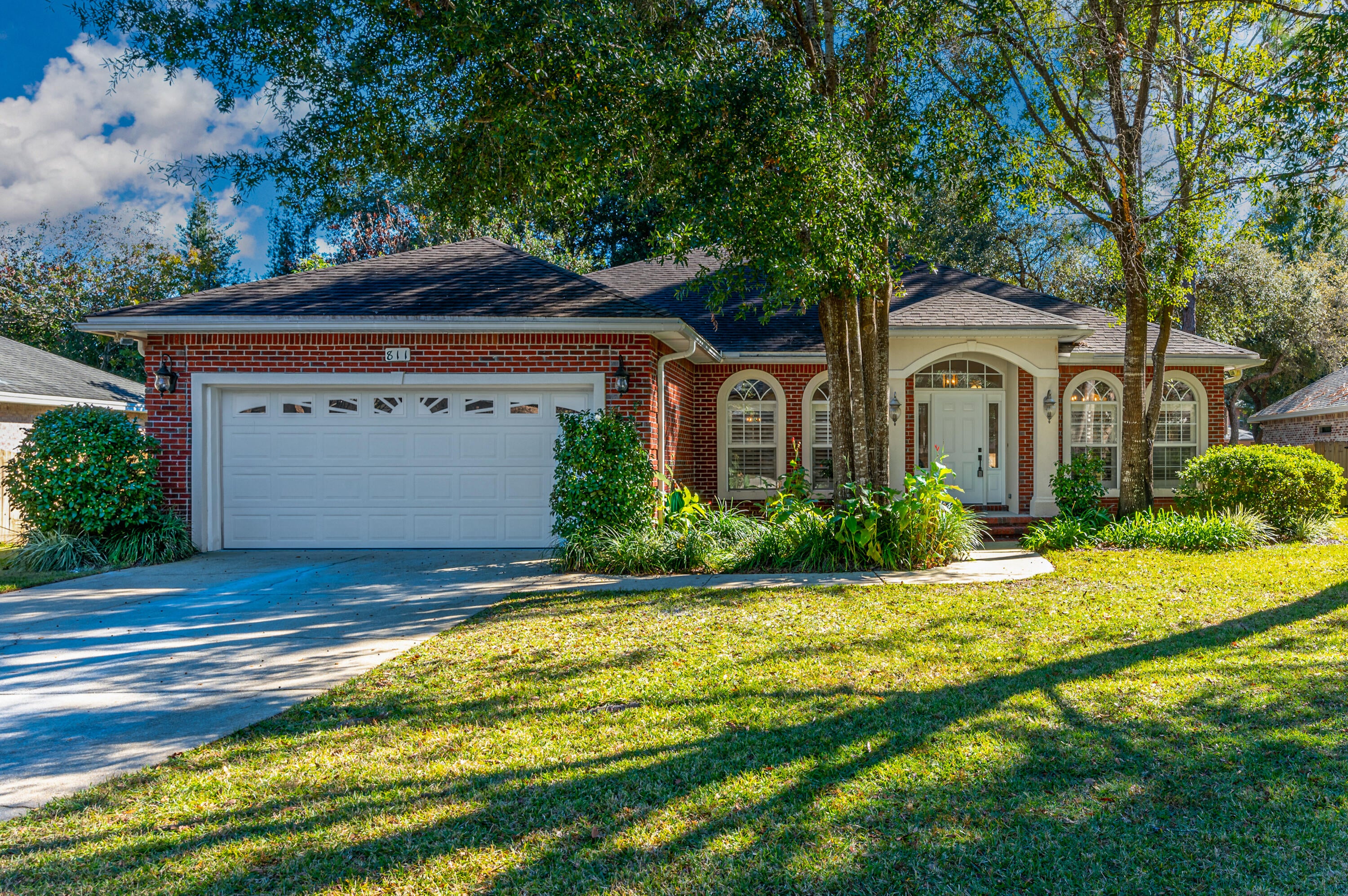 Do you want to own a home in the desirable neighborhood of Swift Creek?  Now is your chance. This home features a formal dining room, living room, and a family room.  In the heart of the home is the kitchen with stainless steel appliances and granite countertops.  The master bedroom is located on one side of the home and the 3 other bedrooms located on the other side.  The Master bedroom and living area have 10 ft. ceilings, double crown moldings and plantation shutters.  Master bathroom has been updated with newer countertop finish, new plumbing fixtures, and remodeled tiled shower and floors. The hot water heater is 2021, Carrier compressor new 2021, new carpet 2021, new interior paint 2021 and new ceiling fans and light fixtures 2021.