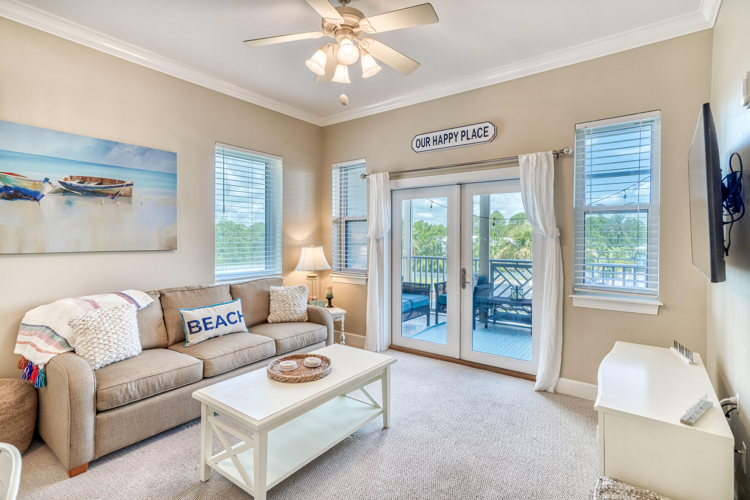 Unit 1310 at Seagrove Highlands is a turn key investment opportunity or second home. This 3 bedroom, 2 bath, third floor corner unit comes fully furnished with a few minor exclusions. 

Seagrove Highlands is a short walk to the Beachwood Villas beach access and an easy bike or golf cart ride to the shops, restaurants, and live music in Watercolor/Seaside. Short term rentals are permitted at Seagrove Highlands.