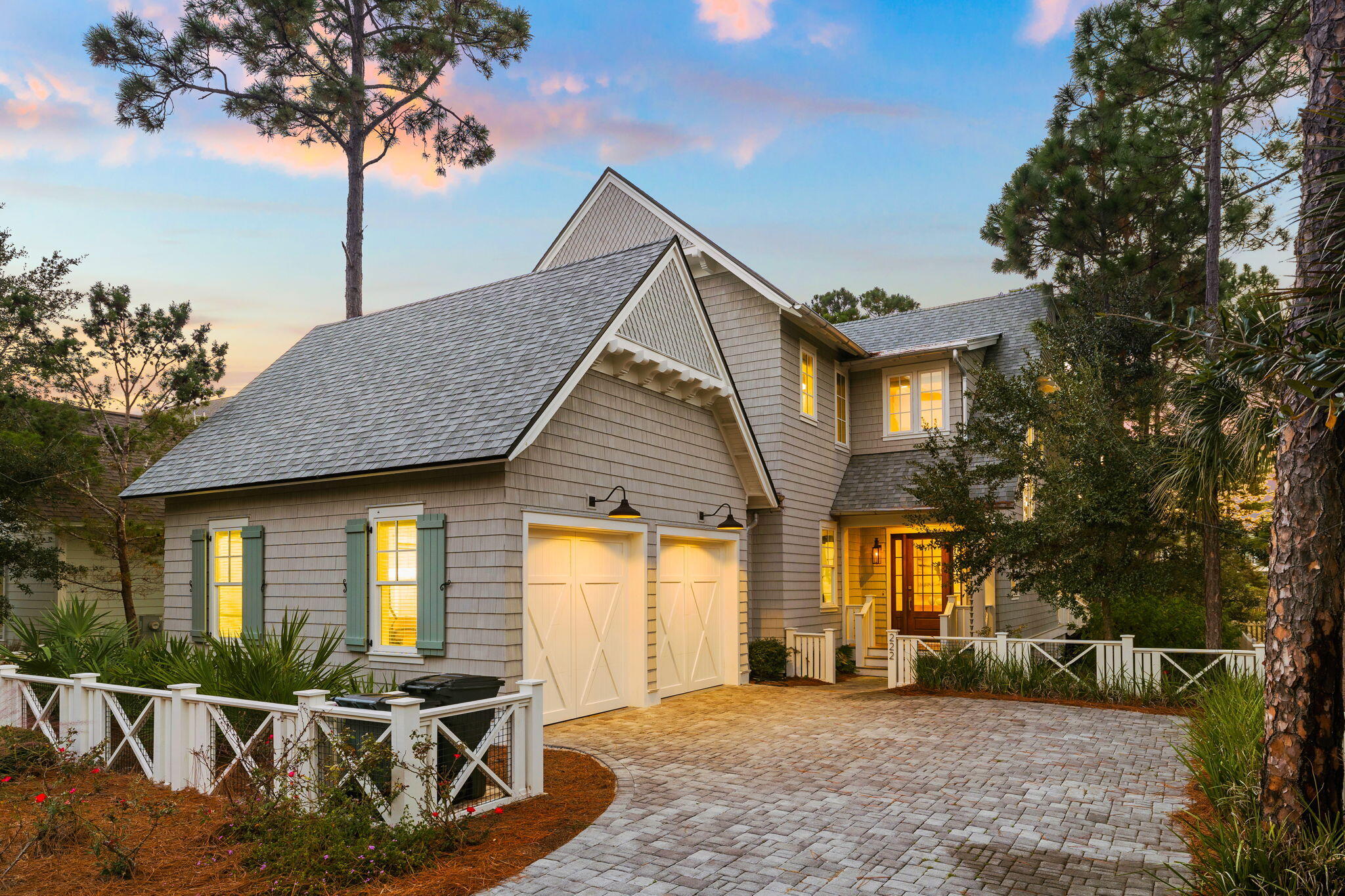 **Accepting backup offers **Artfully designed by TS Adams Architects and masterfully executed by Envision Builders Group, this outstanding custom-built home takes full advantage of its waterfront location. The entry way is graced by a majestic mahogany front door flanked by Bevelo gas lanterns. Step inside and admire contrasting white shiplap walls and cypress beams in the Great Room. Serene lake views draw the eye from the kitchen, dining area and generous living area. A Nano wall opens directly onto the screened porch with the lake beyond. A generous island defines the kitchen's well-planned workspace with custom cabinets, high end Thermador 48-inch six burners with griddle cooktop, convection oven, steam oven and warming tray. Beyond the gourmet kitchen, a sliding barn door reveals the Butler's Pantry where a dual-zone Smart wine cooler keeps wine perfectly chilled. Two drawer refrigerators hold sodas and mixers at the ready and this along with an ice maker and ample cabinetry allows for the perfect spot to prepare sunset cocktails best sipped on the shady side porch or by the fire pit. Engineered hardwood flooring flows seamlessly into four boutique ensuite bedrooms. The capacious master suite exceeds expectations with a walk-in closet, large master bath with benched shower, oval soaking tub and spacious linen closet. The master bedroom even has its own private balcony for enjoying tranquil lake vistas and birdsong. A second floor living area with bar provides more space for chilling out or watching TV. This lovely home is complemented by the enviable location within Watersound West Beach and is close to both the community pool and the private deeded beach access. This gated community offers security and privacy while being in the enviable position of being located south of Scenic Highway 30A and close to shops and restaurants.