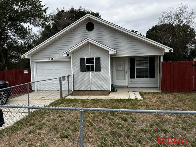 REO VA Property. What a 
Steal.  Price Reduced.  Just minutes from Hurlburt Field and the beaches, this 3-bedroom, 2-bath home offers comfort, convenience, and value.
Move-In Ready: Well-maintained bank foreclosure in good condition. Outdoor Appeal: Fully fenced front yard and a private backyard oasis. Master Retreat: Direct access from the master bedroom to an open patio--perfect for relaxing outdoors. Bonus Space: Includes a 1-car garage for storage or parking. This home combines affordability with location, making it an excellent opportunity for first-time buyers, military families, or anyone seeking a coastal lifestyle. Home will need a new roof for insurance.  Last roof installed 2006.