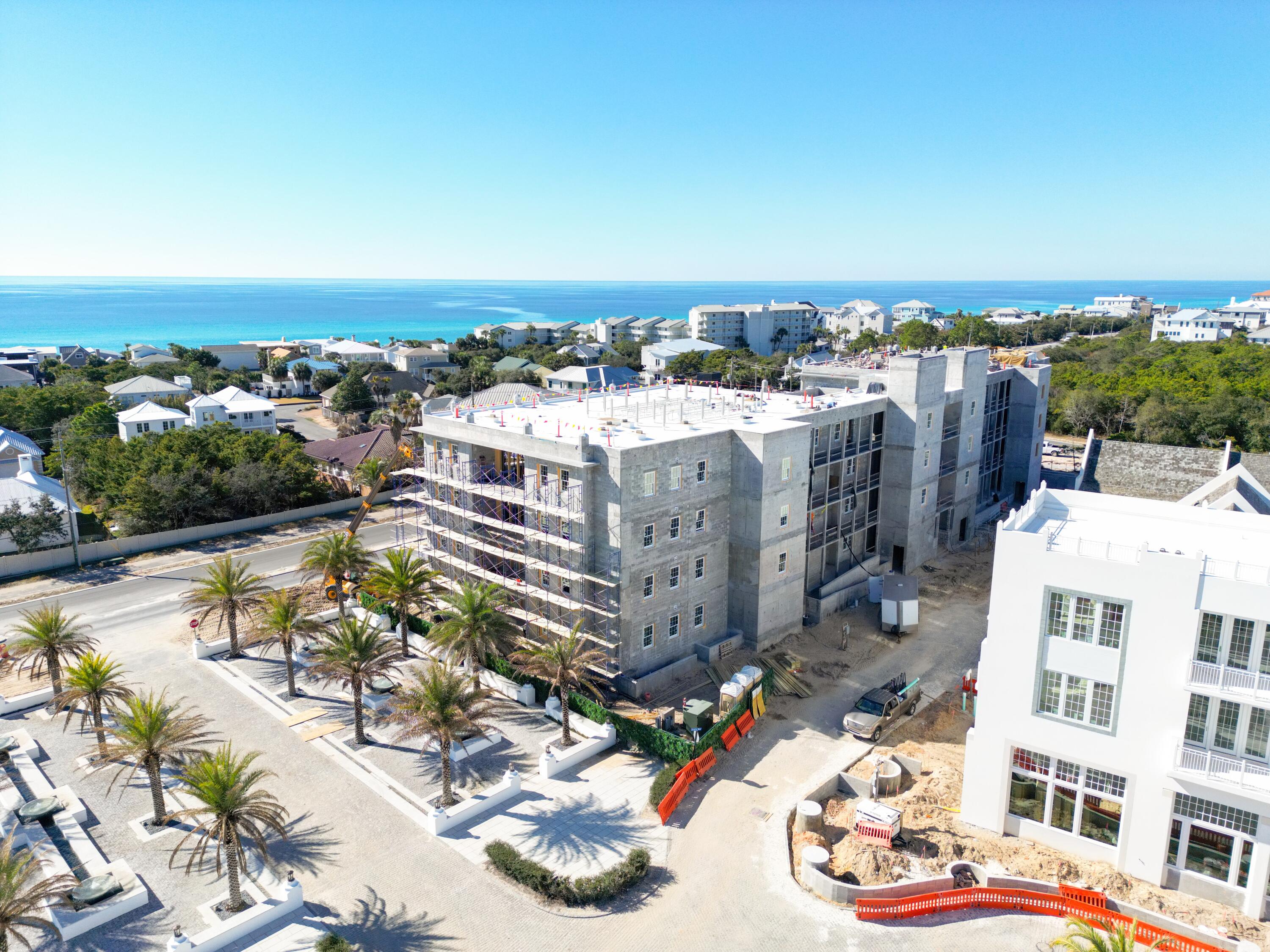 Elegantly poised along Scenic Highway 30A, the Kaiya Club Residences offer a unique constellation of connectivity, serenity, and privacy. The Kaiya Club Residences are meticulously appointed condominiums with generous floor plans, arresting Gulf views, a grand lobby, and a scenic, rooftop pool (rooftop pool owned and maintained by the Kaiya Club). Penthouse 3 is a 3-bedroom, 3.5-bathroom 2 story residence with a very spacious master bedroom that extends out to a large balcony on the 2nd floor. The luxurious chef's kitchen located on the 3rd floor features plenty of pantry storage, Wolf & Sub-Zero appliance package, custom-designed wood cabinetry, along with Ceasarstone counters and backsplash. The living room is located on the 3rd floor and offers gulf views from the adjacent balcony. At the beginning and end of every encounter in the Kaiya Club Residences, is the Grand Lobby which will be a place to connect with familiar faces and experience matchless resort service. Stay and relax before the day begins, commune with friends before a night out, or simply clear your mind before you return home from the day's activities. With an exclusive garage, private elevator access, dedicated parking, private lockers and storage, and daily concierge services, the Kaiya Club Residences will be directly tied to the world-class amenities and benefits of the Kaiya Beach Club (membership required). Perched on top of the Kaiya Club Residences, the rooftop pool provides a picturesque seascape of the Emerald Coast. Combined with concierge services, and access to resort amenities, residents will experience the full impact of the Kaiya Beach Resort lifestyle.