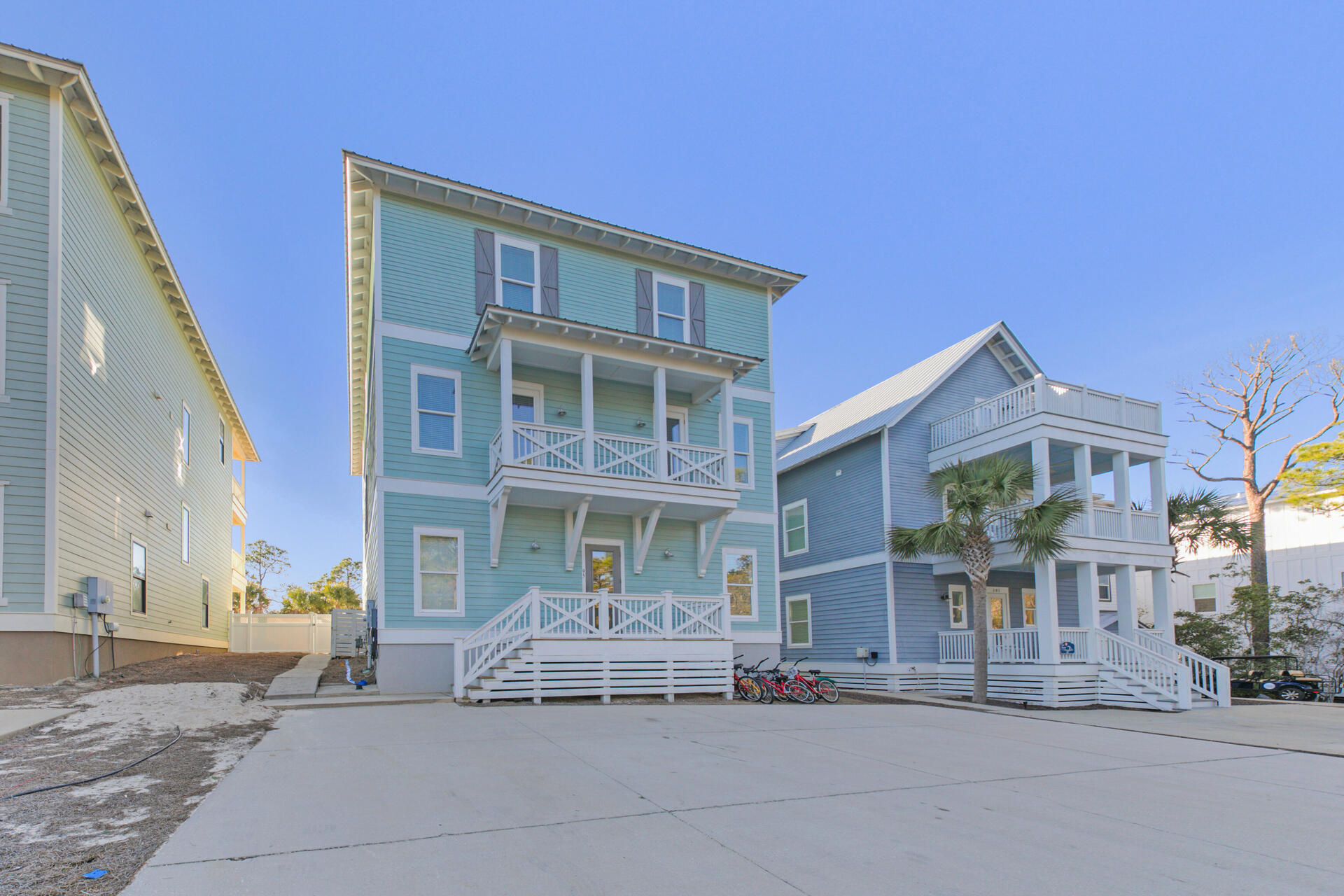 Beautiful 8 bedroom, 9 bathroom home located in the heart of Seagrove beach! Each bedroom has it's own en suite bathroom. Only steps away from the nearest beach access, you can hear the waves crashing from the outdoor heated pool and jacuzzi. The outdoor kitchen allows for a great entertainment experience. This is the ultimate home for entertaining, featuring a huge game area on the top floor fully equipped with wet bar, video games and two big screen TVs! The kitchen comes equipped with an oversized stainless steel refrigerator, two dishwashers and a gas commercial stove. The dining room provides ample seating for all your guests with two large dining tables. With the ability to sleep 30 guests, this home is an excellent getaway for large families and has great rental potential, boasting a rental projection for 2022 to be over $250k!This home is being offered fully furnished. One of the best features is NO HOA!