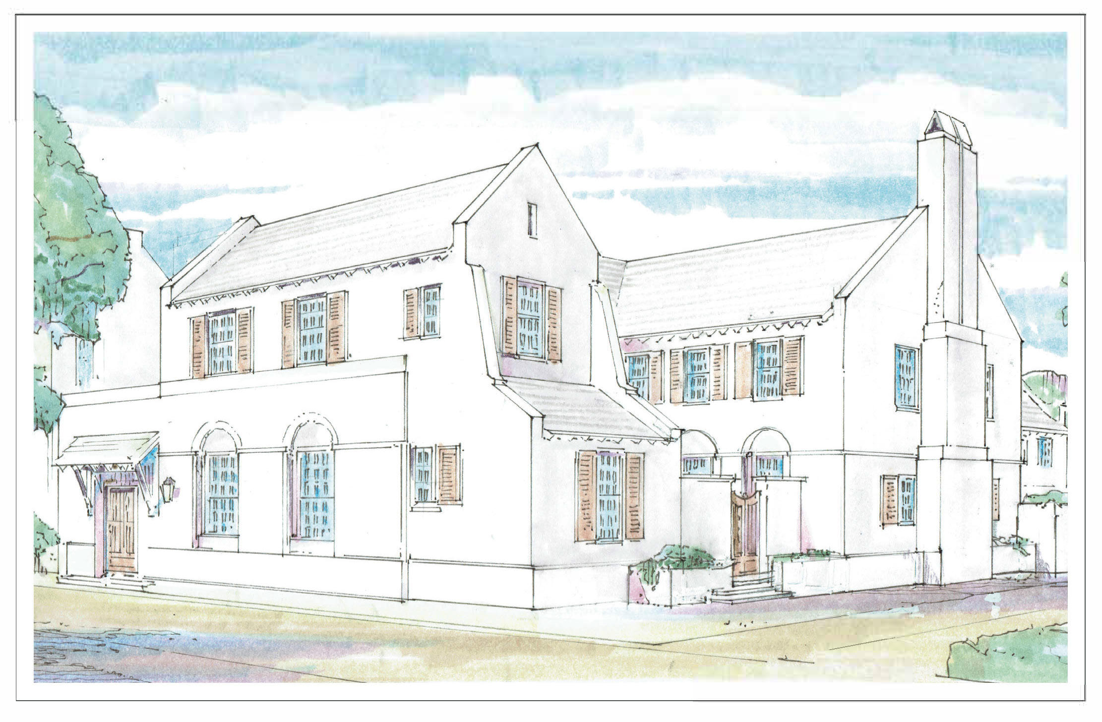 Stunning home designed by Eric Watson, Architect. This home is located on the North side of 30A on a large corner homesite near Caliza Pool & Restaurant
Entered for comp purposes.