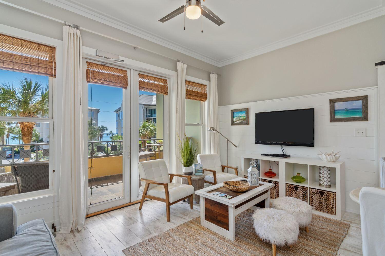 Imagine starting every day with views of the emerald-turquoise waters right from your balcony. Nestled in the heart of the vibrant Gulf Place community in Santa Rosa Beach, this beach-chic studio offers a rare combination of premium location, turnkey readiness and investment potential, and proven rental history of $35,156.85.


Beach access just across the street, and a serene professionally-decorated interior that reflects upscale coastal living. Located in the highly-sought-after Inn at Gulf Place, this studio is fully renovated and furnished--ready for you to move in or add to your rental portfolio with ease.