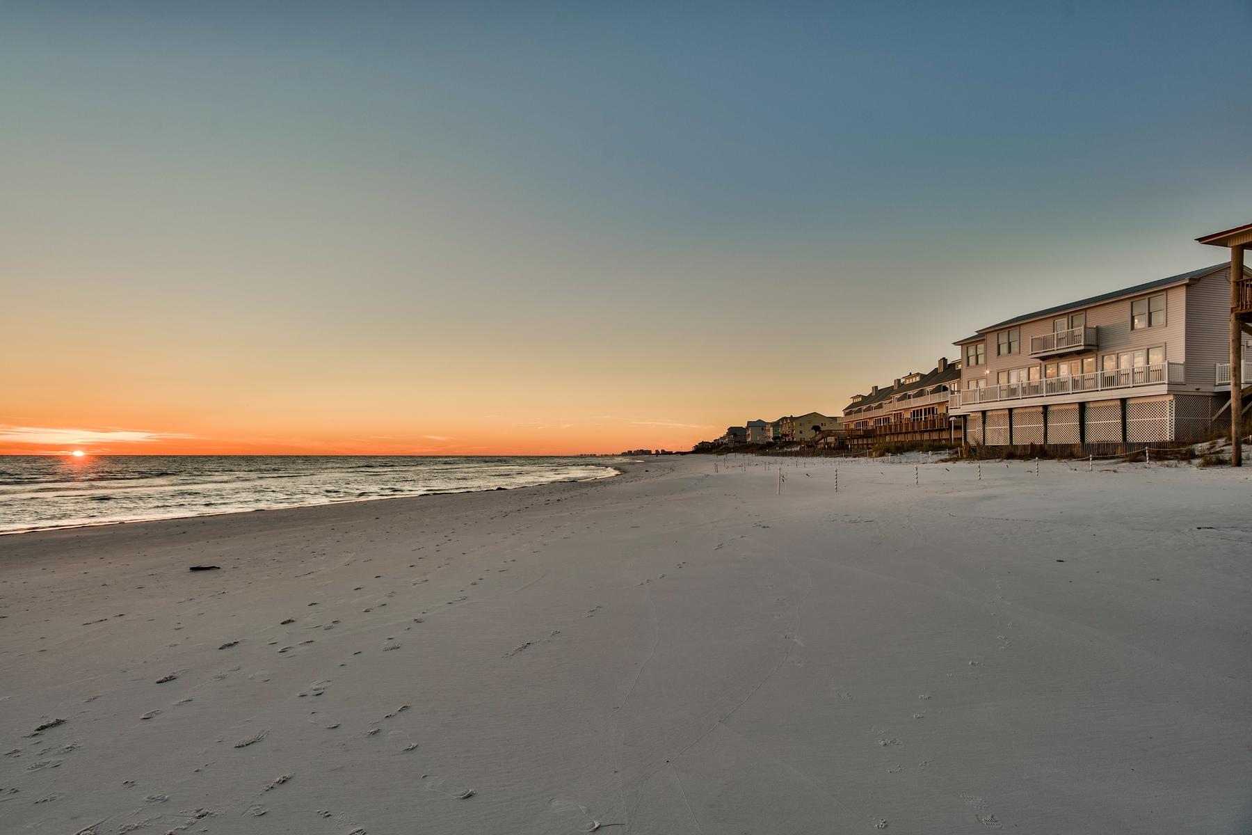 Waterfront living doesn't get much better than this 30A beach home on a prime lot at the end of Fort Panic Road. Located in the quiet beach community of Dune Allen, this Gulf-front home has 131 feet of water frontage with a private dune walkover and unobstructed westerly views. This three bedroom, three bath home is designed to take full advantage of its unique position with floor-to-ceiling windows framing the alluring water views. Open the doors to enjoy the gentle sound of breaking waves and warm sea breeze. Surrounded by sugar-white dunes and glittering emerald waters, this delightful home has a comfortable interior to complement its relaxed surroundings. Granite counters in the kitchen and tile flooring laid on the diagonal are just a couple of this beach home's features. The comfortable layout of the first floor provides a bright space for entertaining. This one-of-a-kind home in Dune Allen is a prime location south of Scenic Highway 30A. Whether you prefer beach casual or fine dining, the area has plenty of restaurants to choose from. Topsail Hill State Park and Preserve along with coastal dune lakes provide more opportunities for hiking, paddle boarding and fishing. Golf is close by at Santa Rosa Beach Club and there are shops and amenities a short drive away at Gulf Place, Seaside and Sandestin.