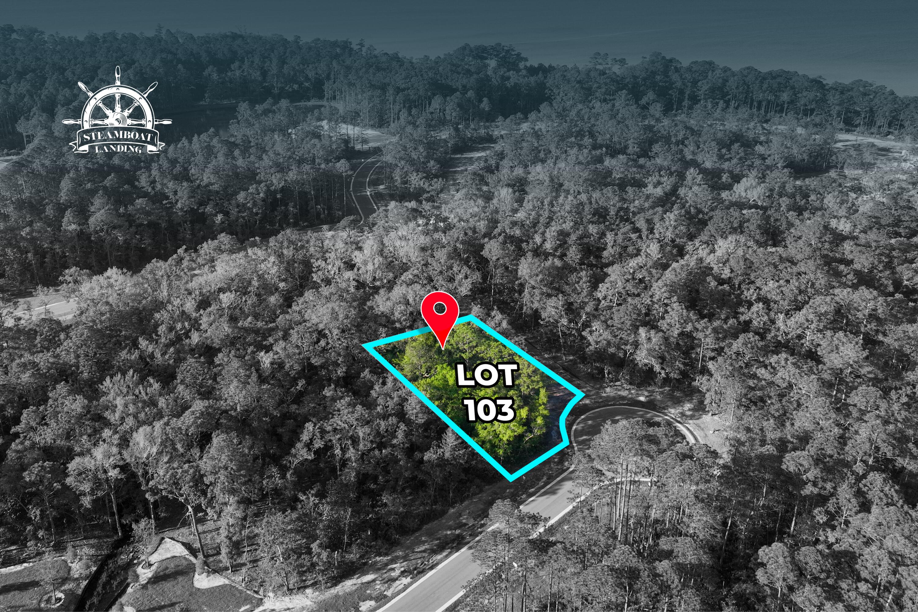 BUILD YOUR DREAM HOME ON THIS .53 ACRE LOT IN THE STUNNING WATERFRONT COMMUNITY, STEAMBOAT LANDING IN HAMMOCK BAY. Bayside living at its finest! This lot backs up to a wooded section of preserve. W/ easy access to stroll the boardwalk to the new clubhouse on the bay. Steamboat Landing includes a 500 ft long dock jutting westward into Choctawhatchee Bay - to view those stunning sunsets! Also, enjoy an abundance of stately, twisted oak trees, along with all of the great amenities of Hammock Bay: pools, clubhouses, sports complex, dog parks, sidewalks and nature trails. A new bayfront clubhouse is nearing completion. All of this within 20 minutes of the fabulous white-sand beaches and emerald green waters of So Walton. 
There is NO build out time and we can assist you when you are ready to
