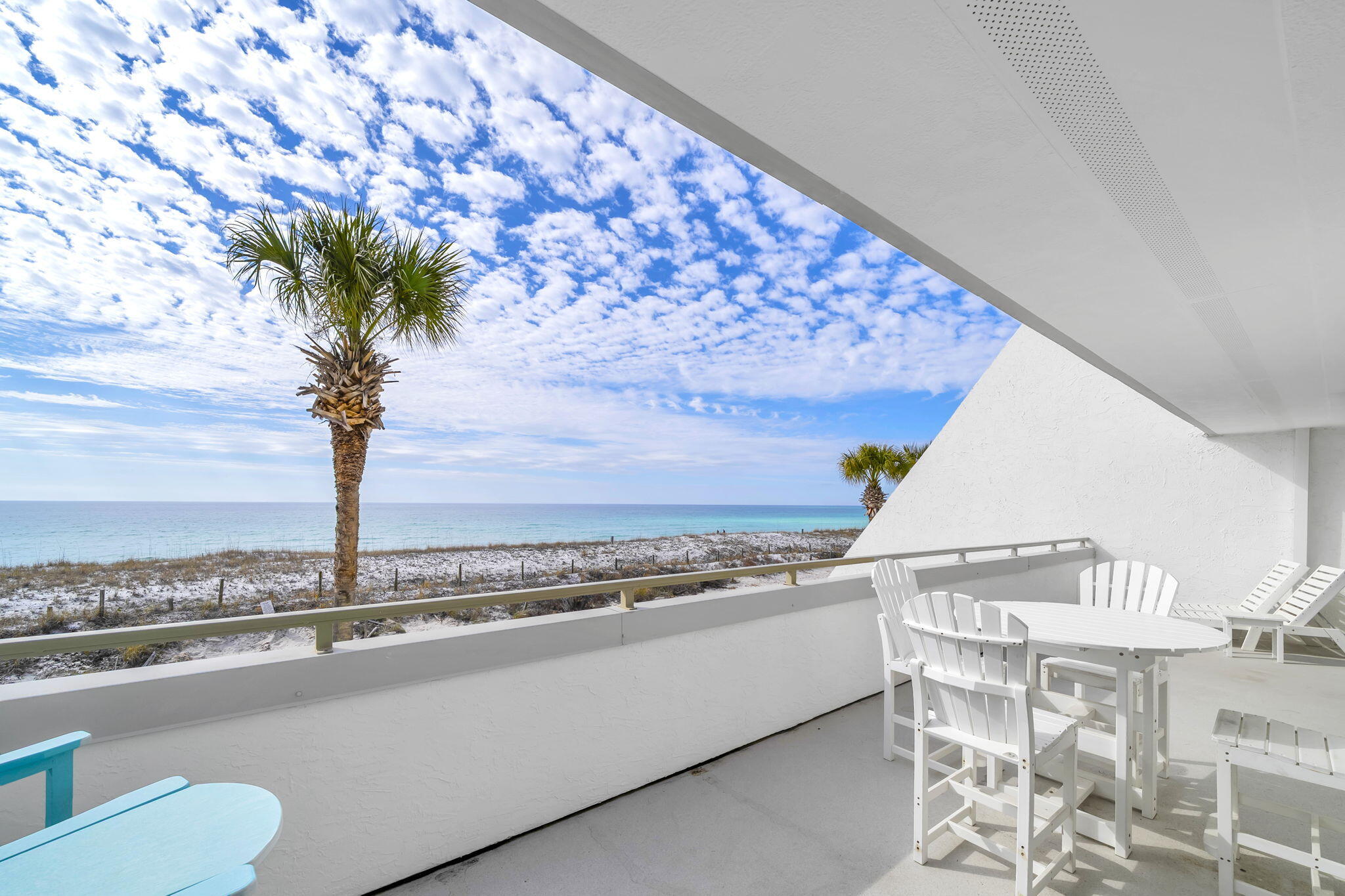 Welcome to Unit 204 at The Aegean, a rare opportunity to own a stunning Gulf-front condominium on the iconic Holiday Isle in Destin, Florida. This beautifully appointed 2-bedroom, 2-bath unit offers classic coastal living with breathtaking views of the sugar-white sandy beaches and emerald waters of the Gulf of Mexico from your private balcony — the perfect backdrop for morning coffee or evening sunsets.

Step inside to discover a comfortable, well-designed floor plan ideal for vacation living, full-time residence, or a high-performing investment rental. The living and dining spaces are bright and breezy, with plenty of natural light and direct access to the balcony that maximizes the Gulf view.  The well-equipped kitchen and generous bedroom suites provide both function and comfort, effortlessly blending relaxed beach style with everyday convenience.