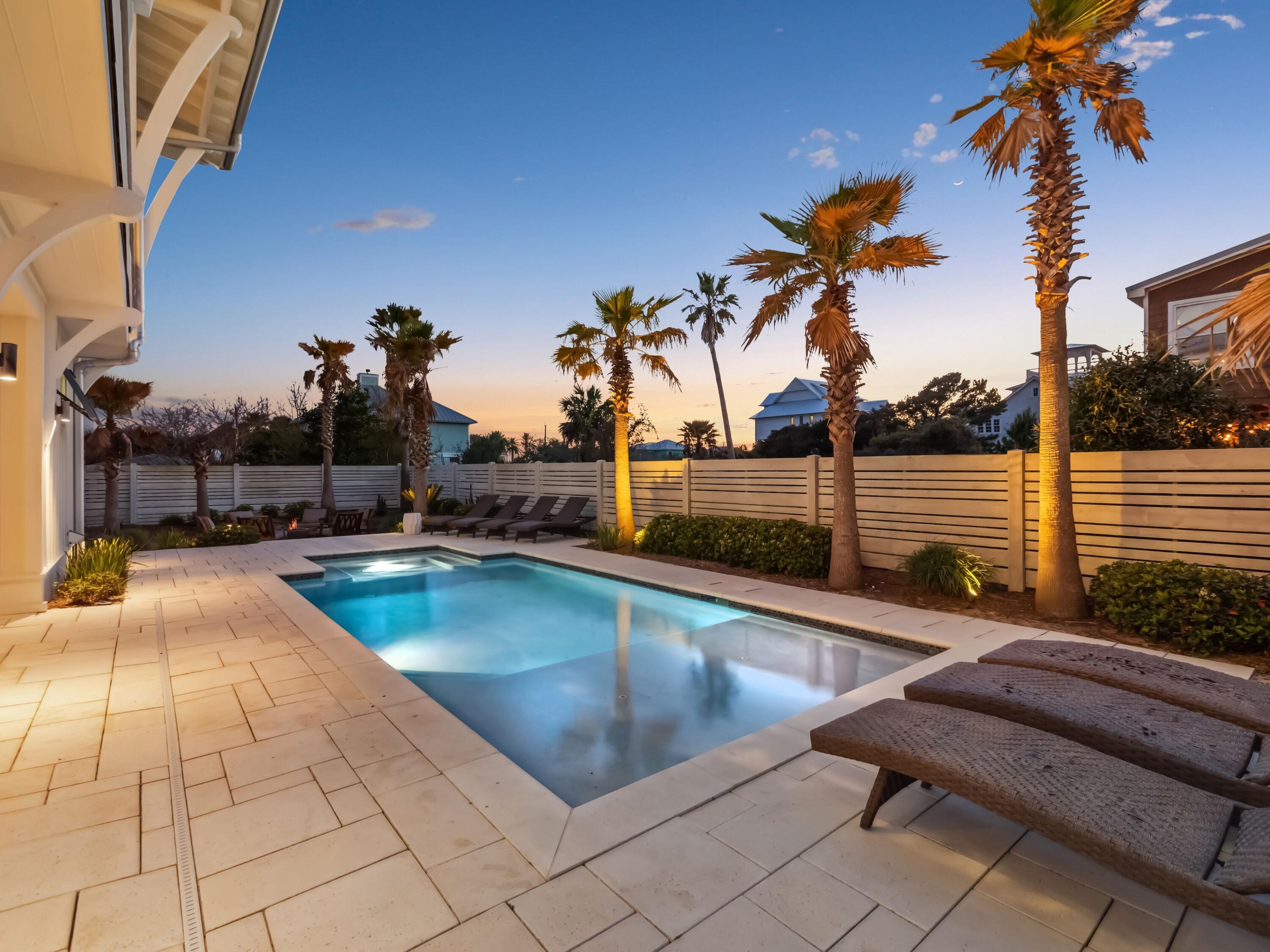 Exquisite Nantucket-Style Custom Home | Steps from the Beach with Panoramic Gulf Views
Welcome to 178 Pompano, a breathtaking Nantucket-style home spanning 5,400 square feet and showcasing exceptional craftsmanship and high-end finishes. Fully furnished in an elegant coastal design, this stunning retreat is thoughtfully curated for both luxury living and effortless entertaining. Upon entering, you're greeted by an expansive grand foyer with a striking pecky cypress ceiling, setting the tone for the exquisite details found throughout. The first floor features durable leather porcelain flooring and an inviting family room overlooking the private pool area. Designed for comfort and convenience, this level includes separate boys' and girls' bunk rooms, two full baths, a dedicated laundry area, and a pool bathroom with direct outdoor access. The three-car garagealong with a separate golf cart garageconnects seamlessly via an elevator with access to all levels.

The second floor is the heart of the home, where an expansive open-concept design brings together a chef's kitchen, butler's pantry, and dual dining areas, perfect for entertaining large groups. The kitchen is equipped with top-of-the-line Thermador appliances, quartz countertops, and a sleek, modern aesthetic. The spacious living area extends to an oversized outdoor living space, featuring lounge and dining furniture, a built-in grill, and durable Kumara screwless decking, all designed for seamless indoor-outdoor living. This level also offers a luxurious primary suite and a second laundry room for added convenience.

The third floor hosts three beautifully appointed en-suite bedrooms, including a grand master suite with a must-see his-and-hers walk-in closetideal for full-time residents or as a partial owner's closet for those placing the home in a rental program. The master bath is a sanctuary, featuring an expansive three-headed shower and a freestanding soaking tub, creating the ultimate spa-like retreat after a sun-soaked day at the beach or pool.

The fourth floor is truly jaw-dropping, boasting panoramic Gulf views that stretch endlessly across the horizon. After sunset, retreat to the covered bar area, complete with an outdoor TV hookup, perfect for evening entertainment.

Located just steps from the beach access, 178 Pompano offers unparalleled coastal living. With multiple parking spots (over 8 spaces), walking proximity to Rosemary Beach, and biking distance to 30Avenue, this exceptional residence embodies the very best of luxury, location, and lifestyle along Scenic Highway 30A.

This is more than a homeit's an unmatched coastal retreat. Schedule your private tour today.