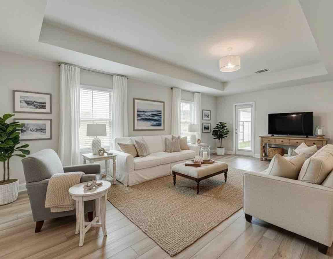 Gorgeous & open new construction located on a wooded conservation homesite. Just a 20 minute drive to South Walton beaches!  
Craftsman style: 3 BR/2 BA home with Hardiboard siding and brick skirt complete with 9' ceilings throughout, and 10' trey ceilings in the Living Room and Master Bedroom.  Bay window delivers a sunny dining room. 8' entry doors, Quartz countertops in kitchen and baths along with gorgeous black faucets and cabinet pulls. Durable CoreTec Pro Plus luxury vinyl plank flooring throughout & Oversized owner's suite with large walk-in closet complete this stunning new home!  Ask about our 3.99% Fixed Rate available for this home. *Some photos have been virtually staged to illustrate the home's potential.*