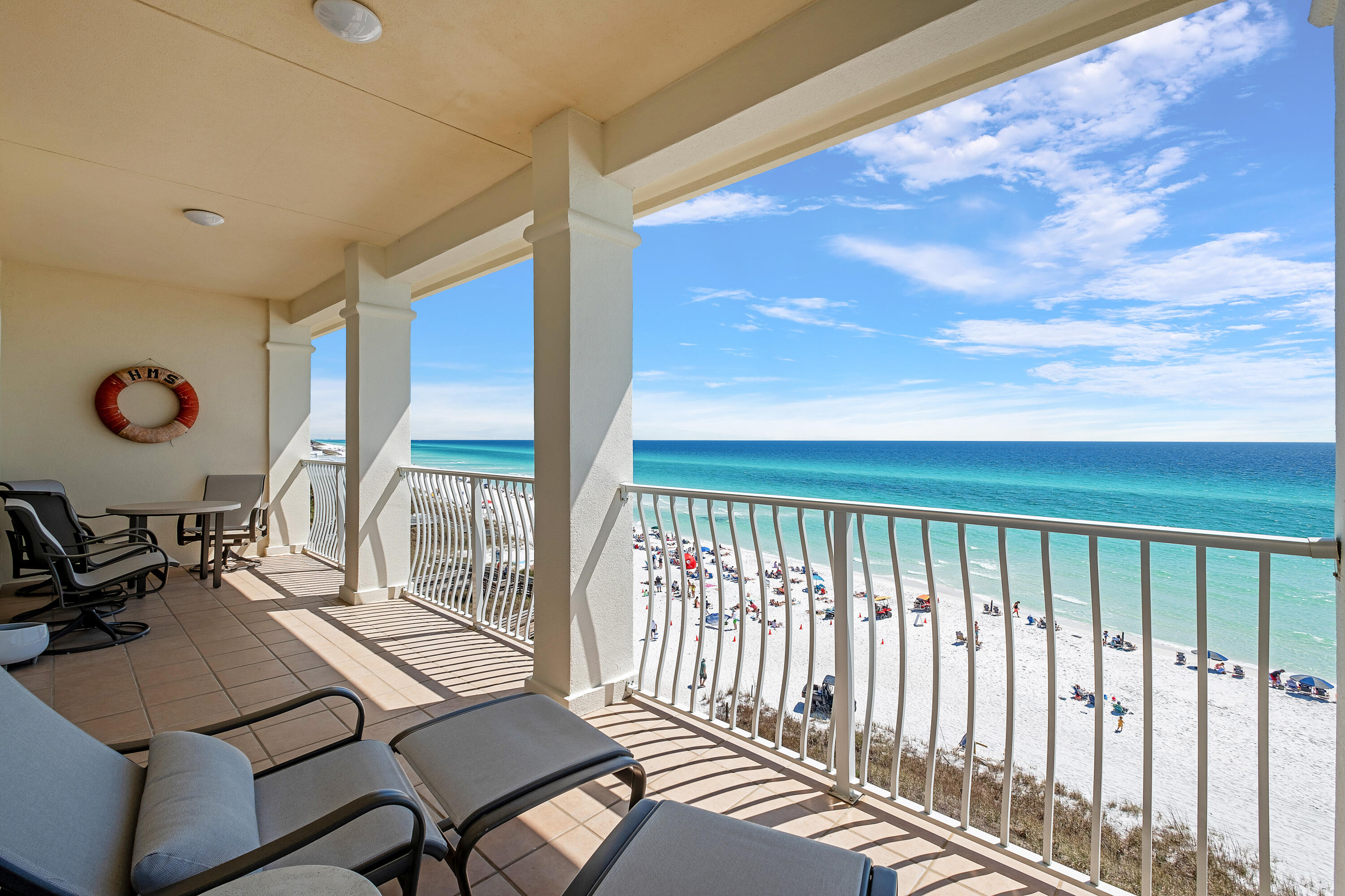 Experience the pinnacle of coastal luxury with this FOUR BEDROOM GULF FRONT CONDOMINIUM at The Villas at Santa Rosa Beach!  This top floor, west end unit boasts gorgeous sunsets and is offered for sale for the first time in over twenty-five years by the original owner.  With designer upgrades throughout, the fully renovated, beautifully maintained condominium boasts a gourmet kitchen, luxury bathrooms, and is offered fully furnished.  Located just steps away from Gulf Place Town Center, this sought-after development epitomizes the essence of beachside living along Scenic Highway 30A. Enjoy access to shopping, concerts, and neighborhood restaurants located across the street!  Combine all of this with the gulf side pool and direct access to the emerald water of the Gulf of Mexico! This home has never been rented and has been lovingly maintained as a special vacation home by the current owners.  Call today to schedule your appointment.