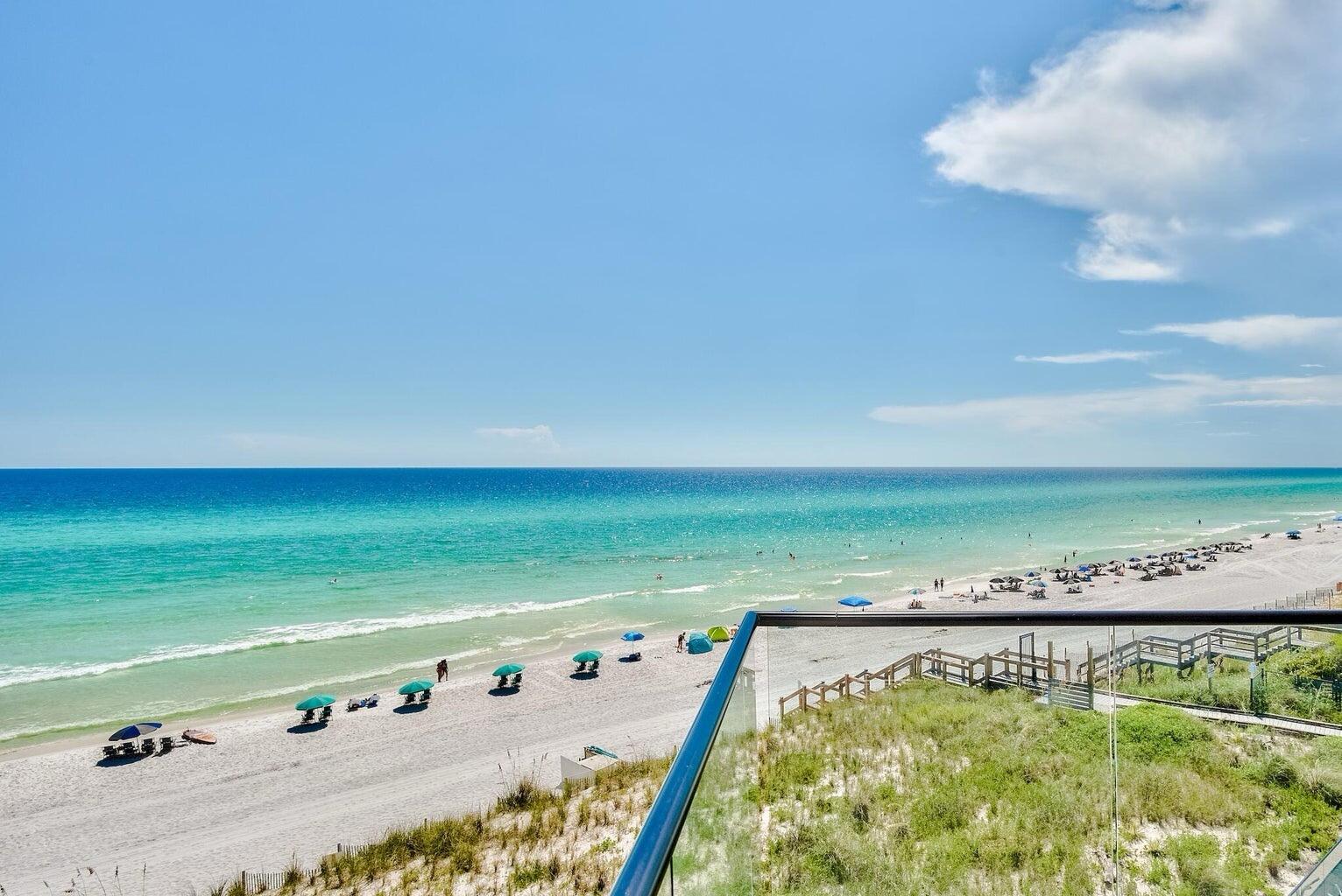 Experience elevated gulf-front living in this rare offering at Costa Blanca, an exclusive 14-residence luxury community along 30A. Built in 2018 and recently transformed through a complete renovation, this thoughtfully curated home blends modern sophistication with the relaxed elegance of coastal life. Floor-to-ceiling windows frame uninterrupted gulf views, while an expansive private balcony provides the perfect setting for sunset gatherings and quiet mornings by the water. Inside, bright open spaces are designed for both effortless entertaining and everyday comfort. The gourmet kitchen features premium upgrades, a dedicated bar area, and seamless flow into the main living spacewhere a newly added fireplace and custom entertainment wall create a warm, inviting focal point for cozy winter nights overlooking the gulf.

The residence offers three spacious bedrooms with beautifully reimagined bathrooms, along with a versatile fourth room complete with a closetideal for a guest suite, home office, or generous bunk room. Every detail showcases the home's comprehensive renovation, elevating both function and finish throughout.

With its boutique scale, private gulf frontage, and unmatched views, Costa Blanca delivers a coveted 30A lifestyle. This is truly a must-see residenceone that combines luxury, comfort, and the beauty of the gulf in every room.